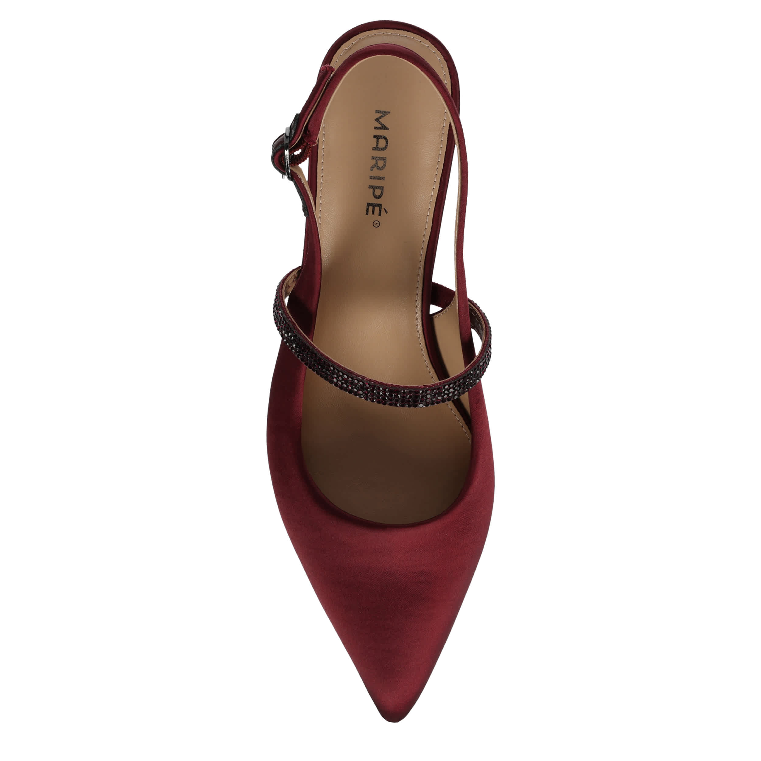 MARIPE-WOMENS BECKA PUMP-BURGUNDY & BURGUNDY
