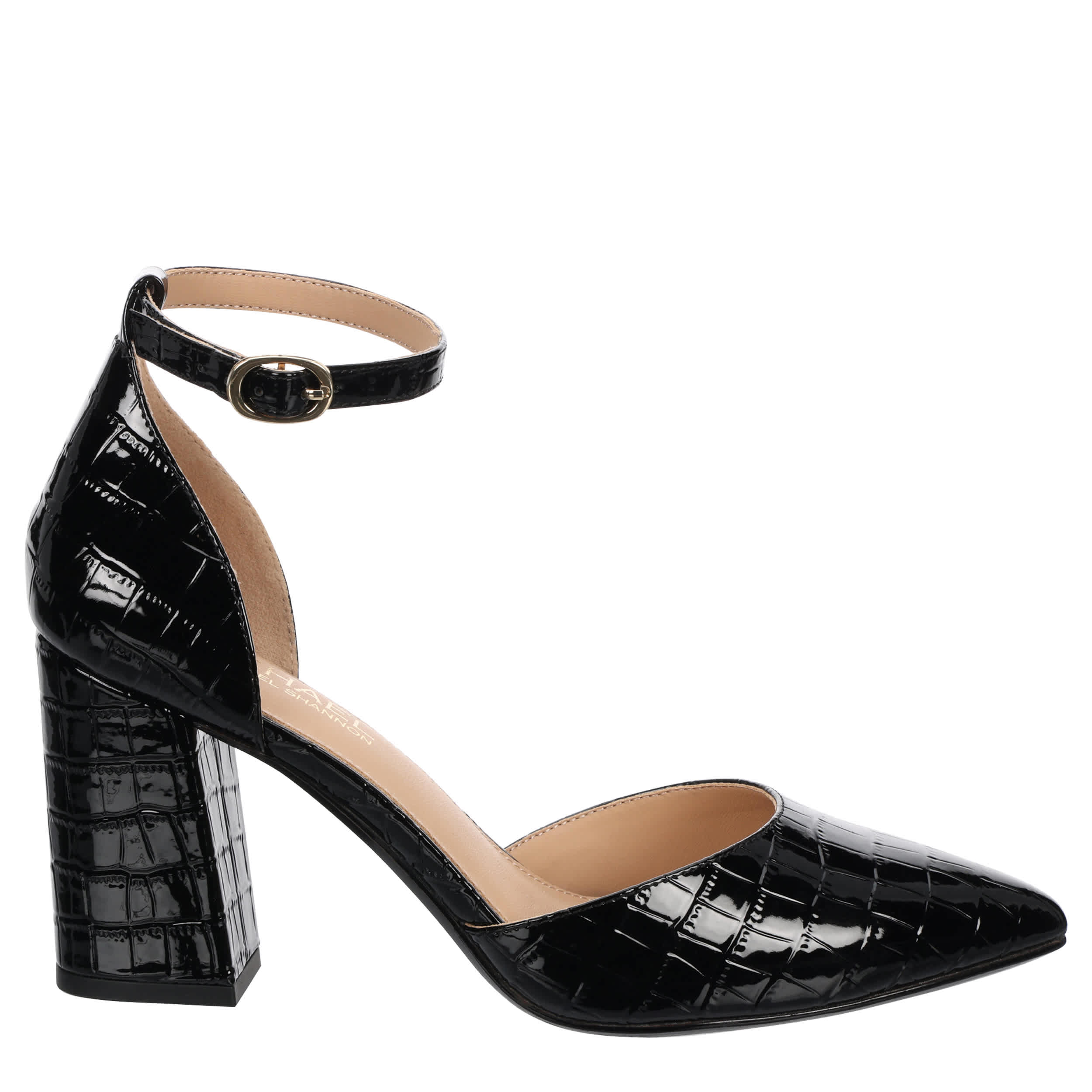 MICHAEL BY MICHAEL SHANNON-WOMENS JANAY PUMP-BLACK & BLACK