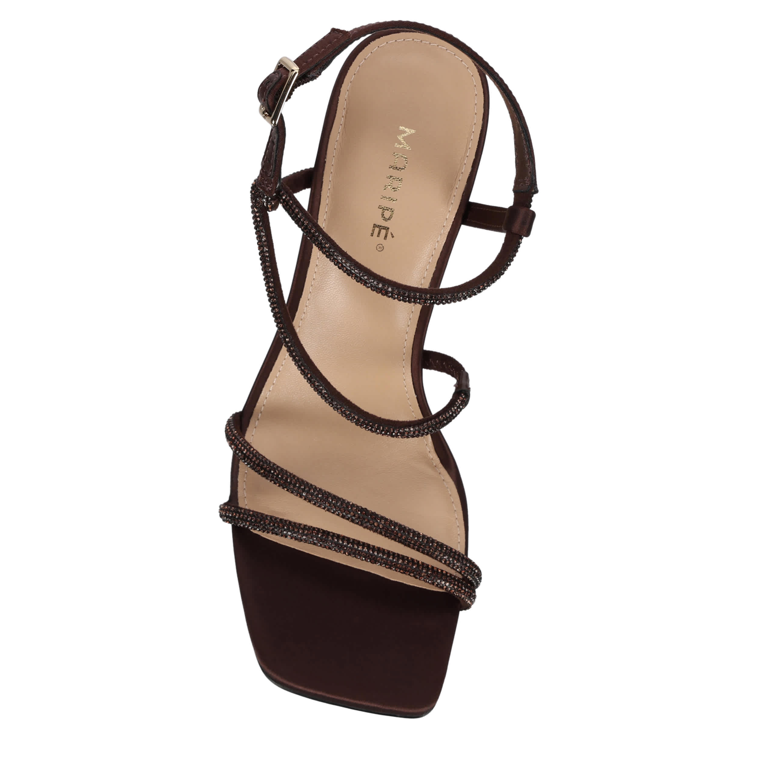 MARIPE-WOMENS NARA SANDAL-CHOCOLATE & CHOCOLATE