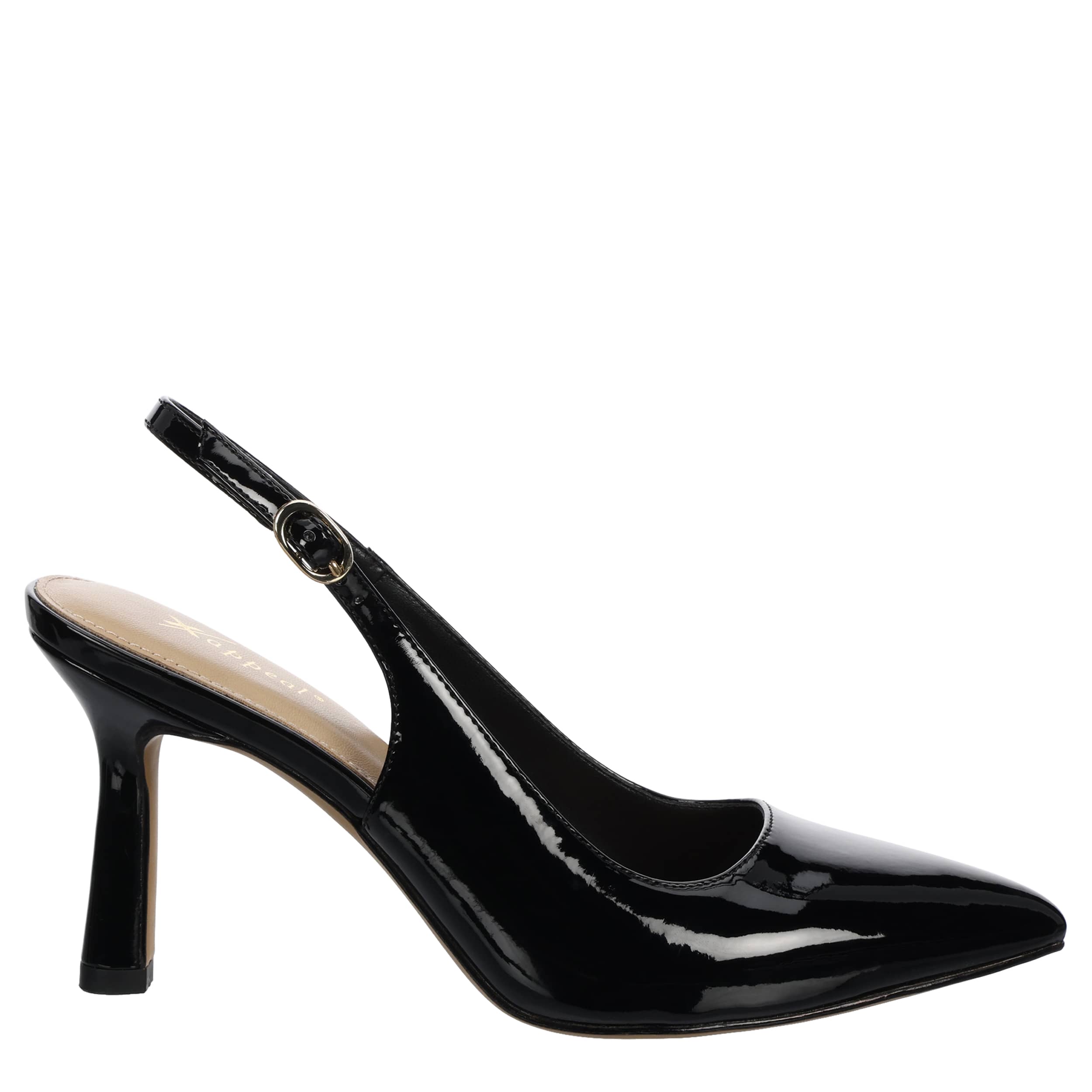 XAPPEAL-WOMENS JANIE PUMP-BLACK & BLACK