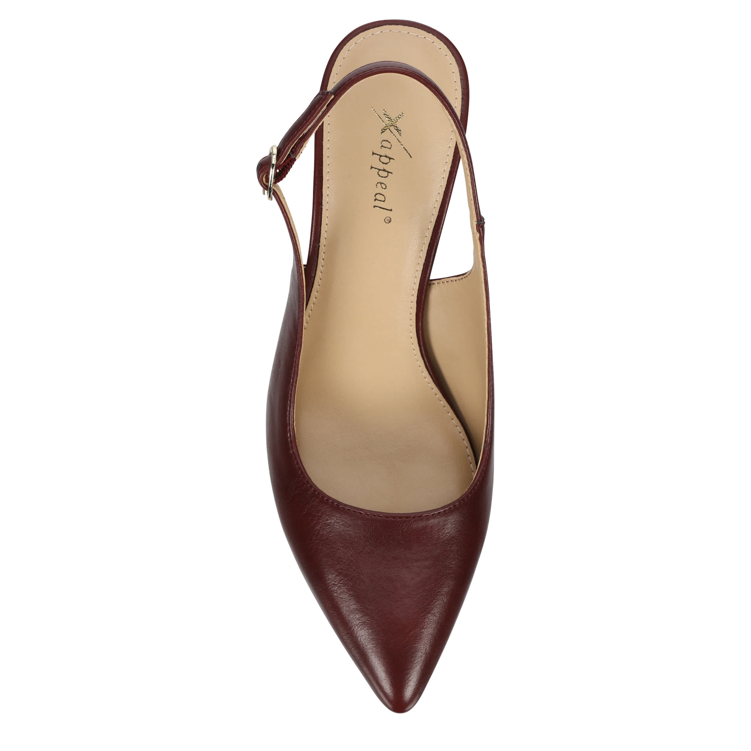 XAPPEAL-WOMENS JANIE PUMP-BURGUNDY & BURGUNDY