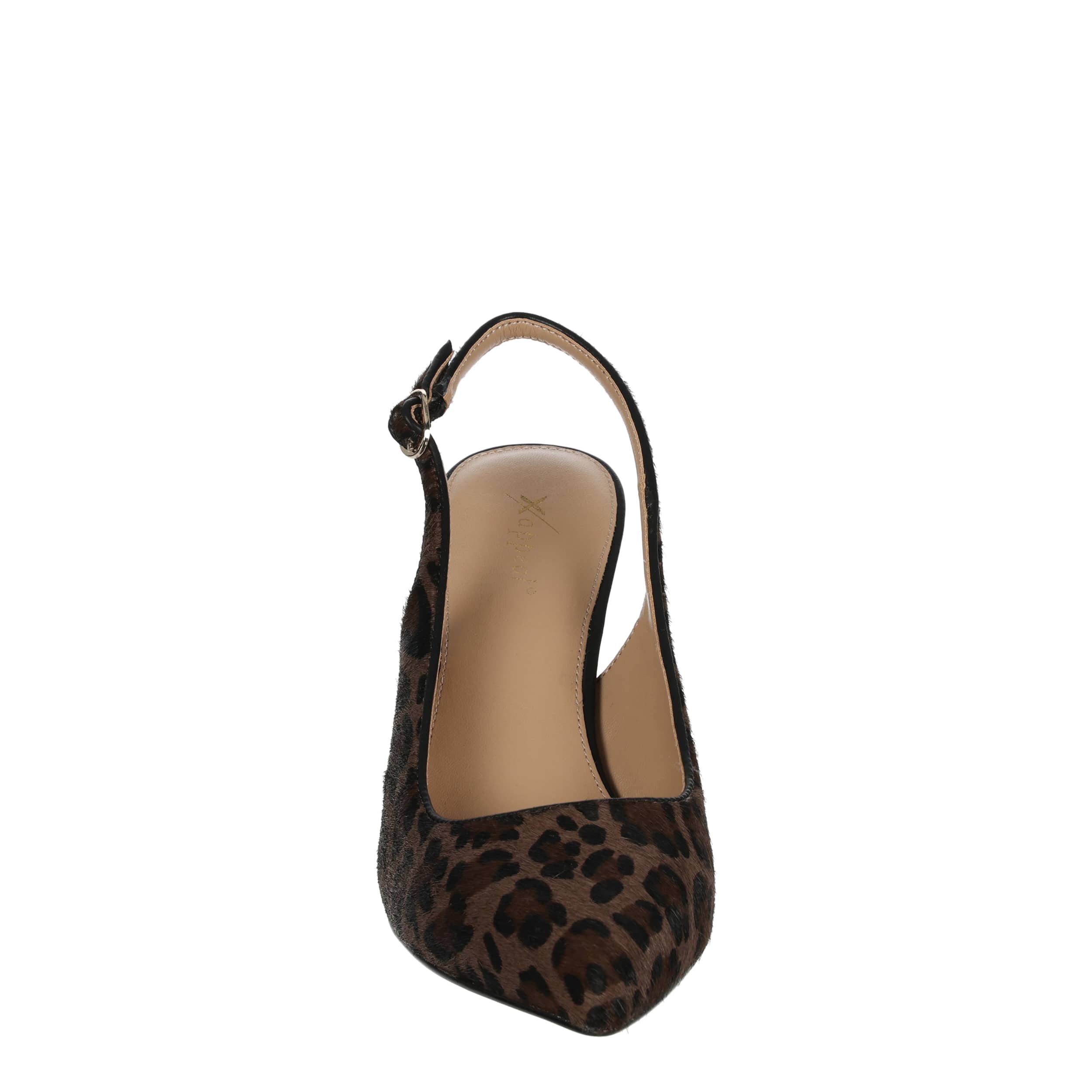 XAPPEAL-WOMENS JANIE PUMP-LEOPARD & CHOCOLATE