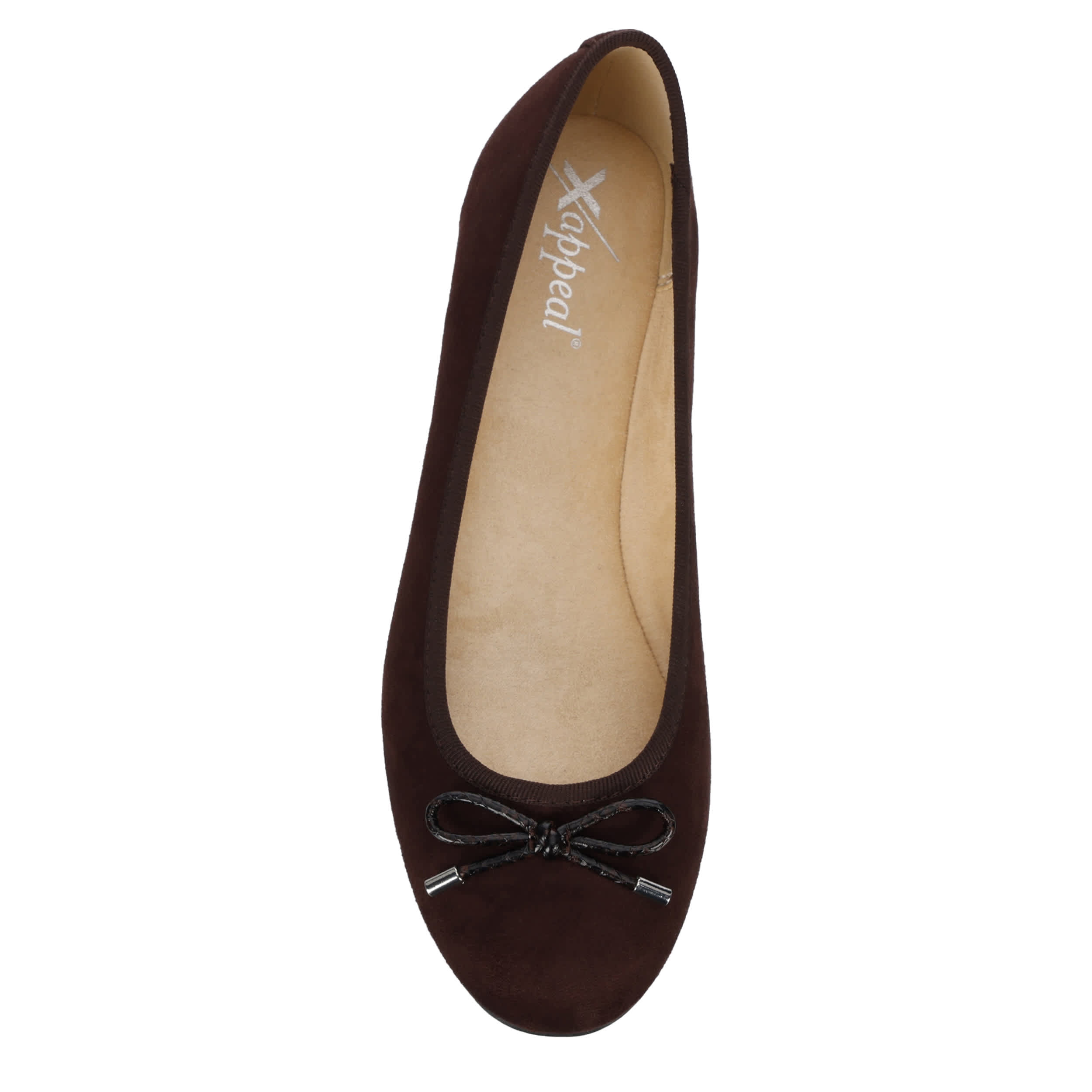 XAPPEAL-WOMENS CAILIN FLAT-CHOCOLATE & 