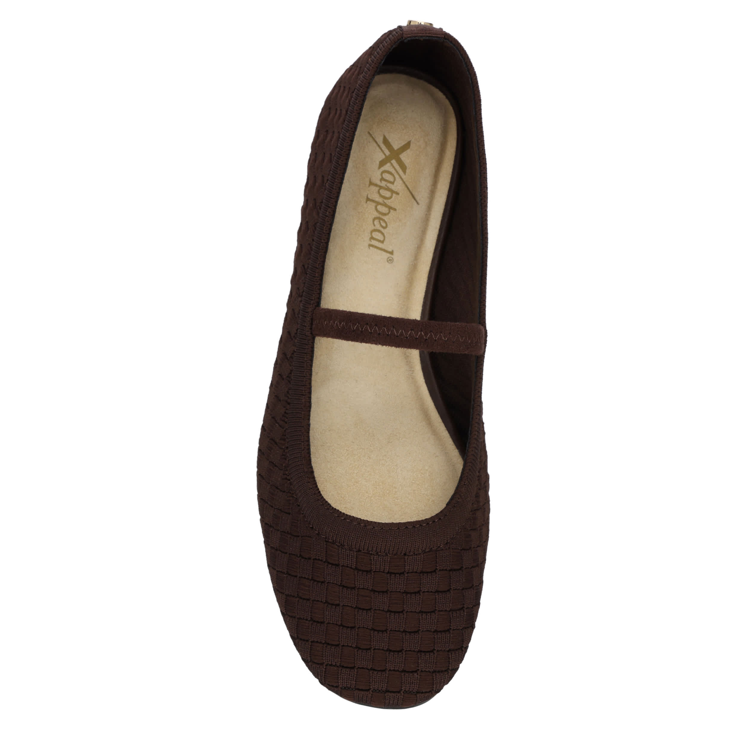 XAPPEAL-WOMENS CORINNE FLAT-CHOCOLATE & 