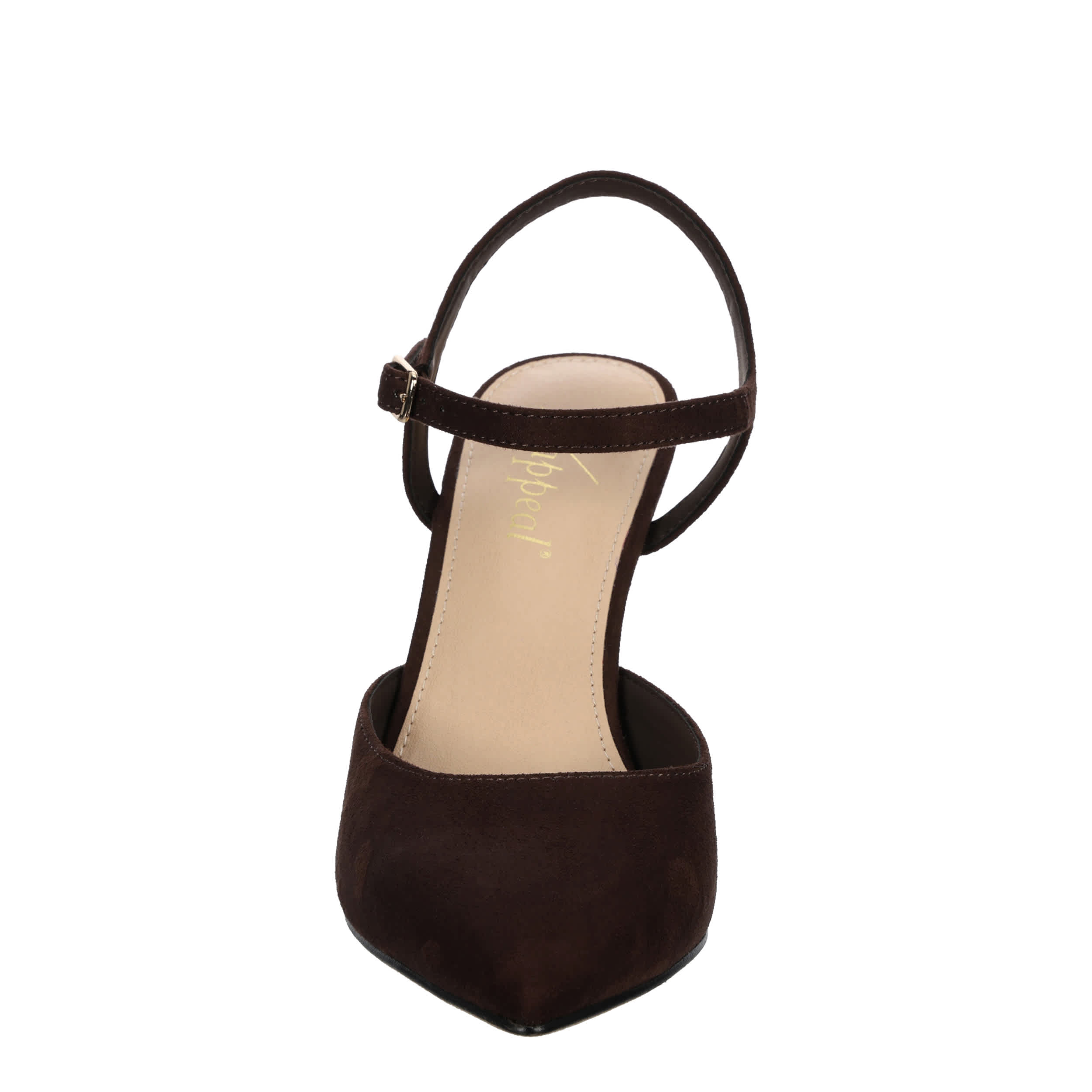 XAPPEAL-WOMENS OLIVE PUMP-CHOCOLATE & 