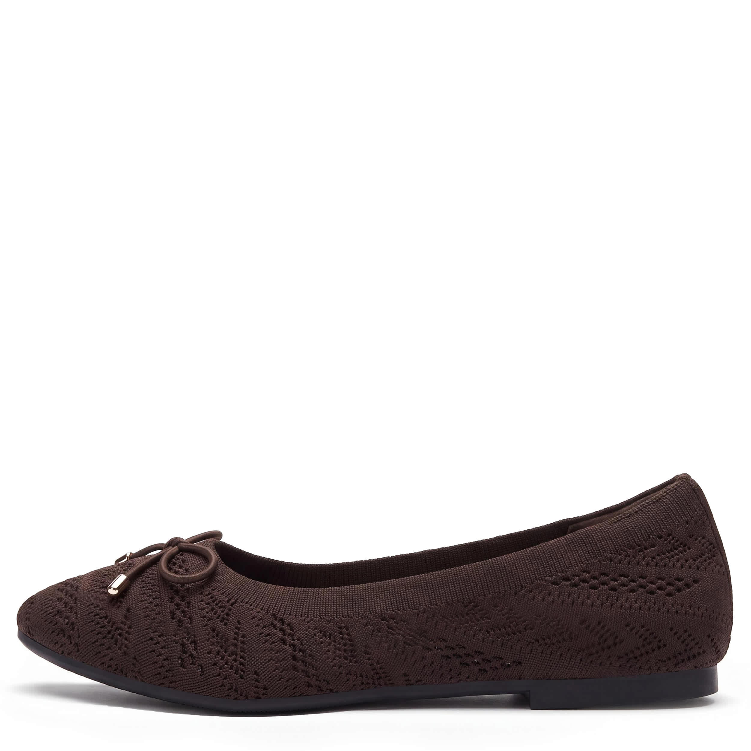 JELLYPOP-WOMENS CLARET FLAT-CHOCOLATE & 