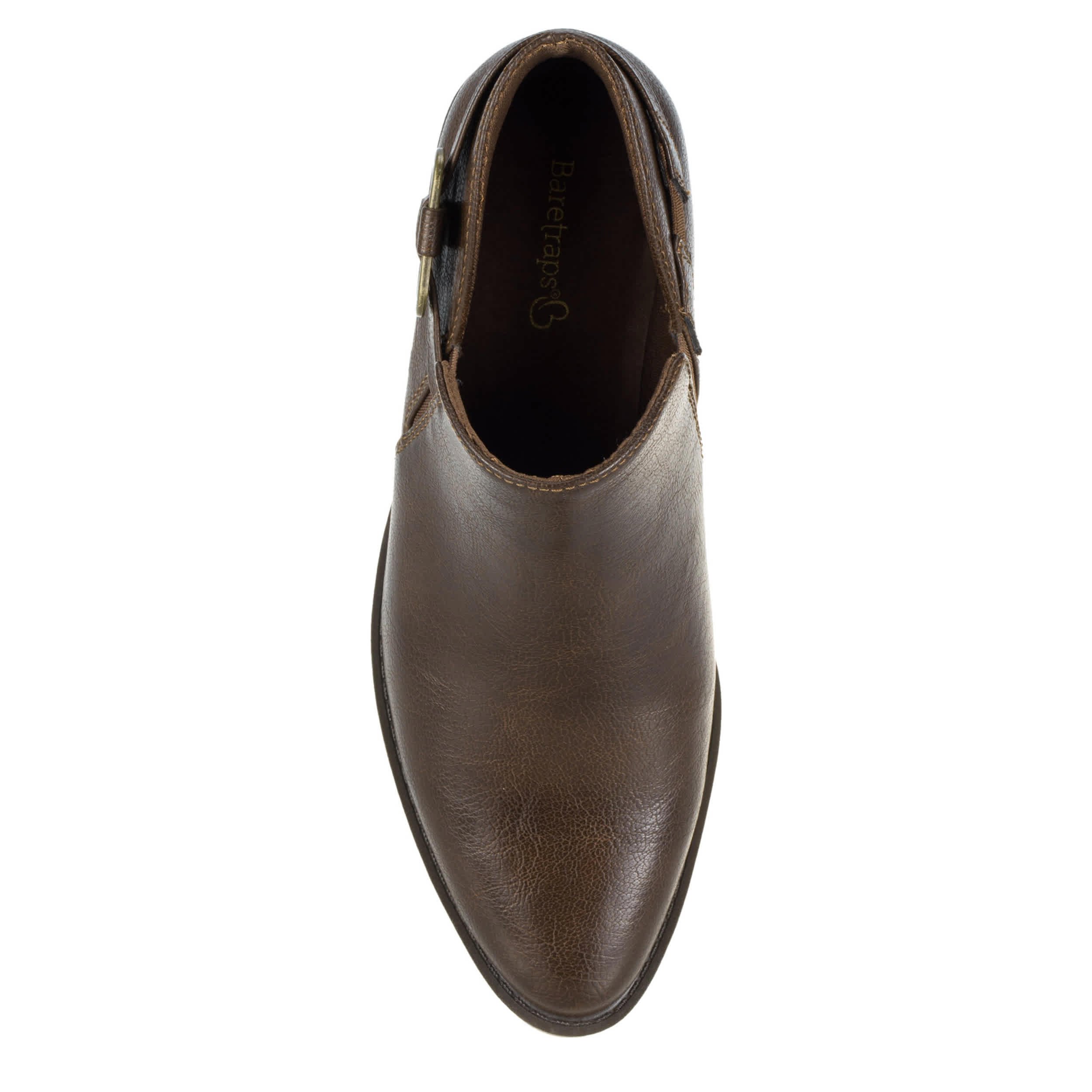 BARE TRAPS-WOMENS PERSIS ANKLE BOOTIE-BROWN & 