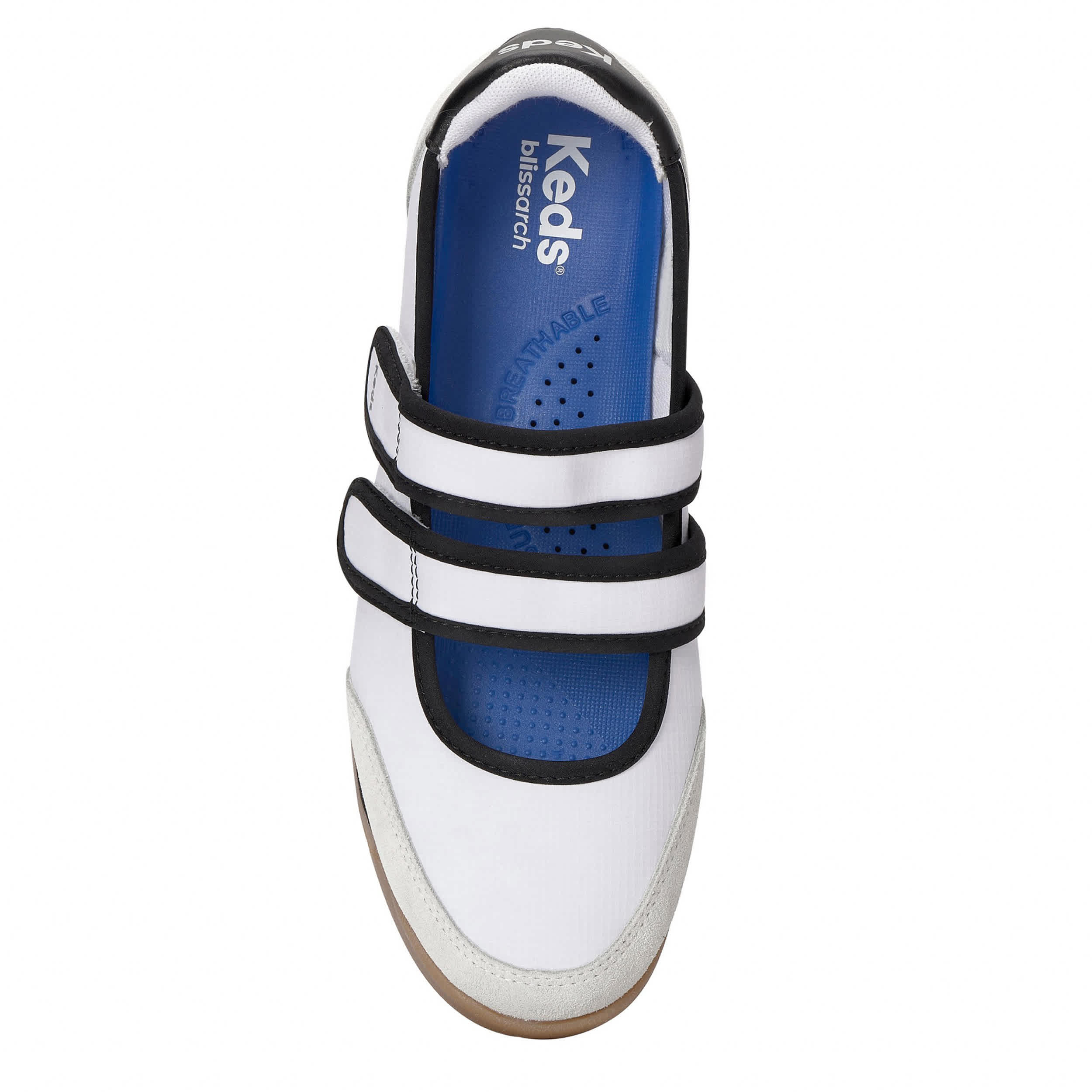 KEDS-WOMENS REVIVAL SNEAKER-WHITE & BLACK