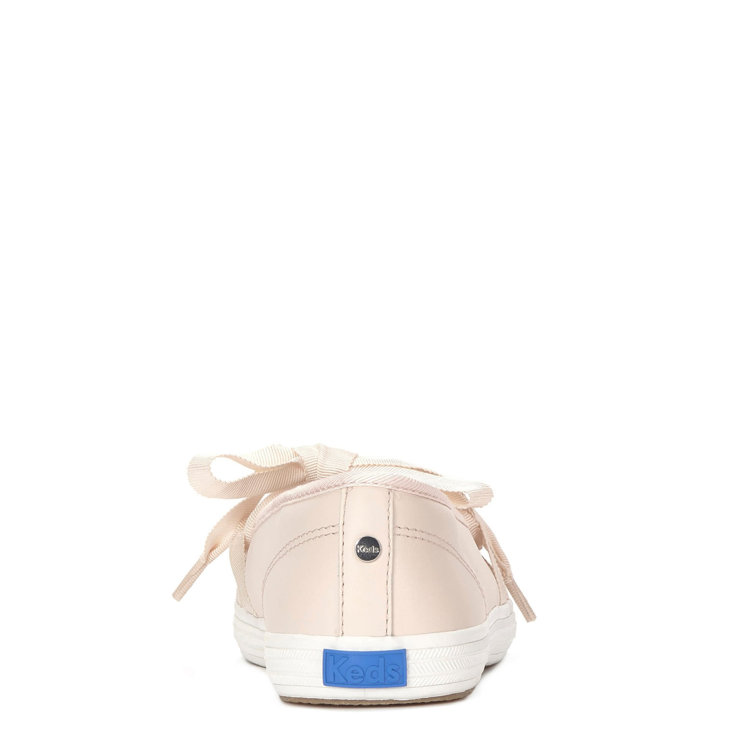 KEDS-WOMENS SQUARE TOE BALLET SNEAKER-BLUSH & 