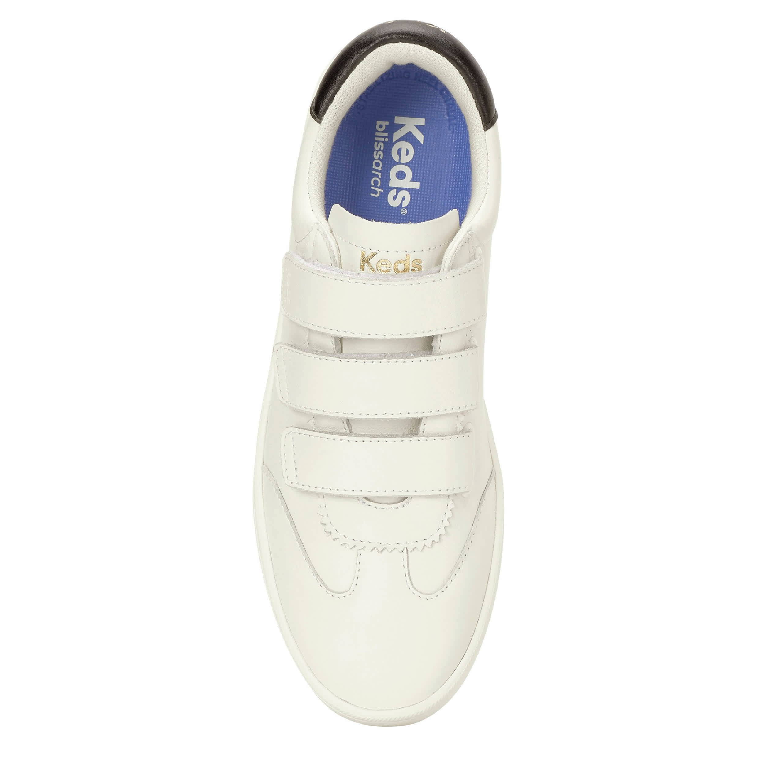 KEDS-WOMENS ACE II V SNEAKER-IVORY & BLACK