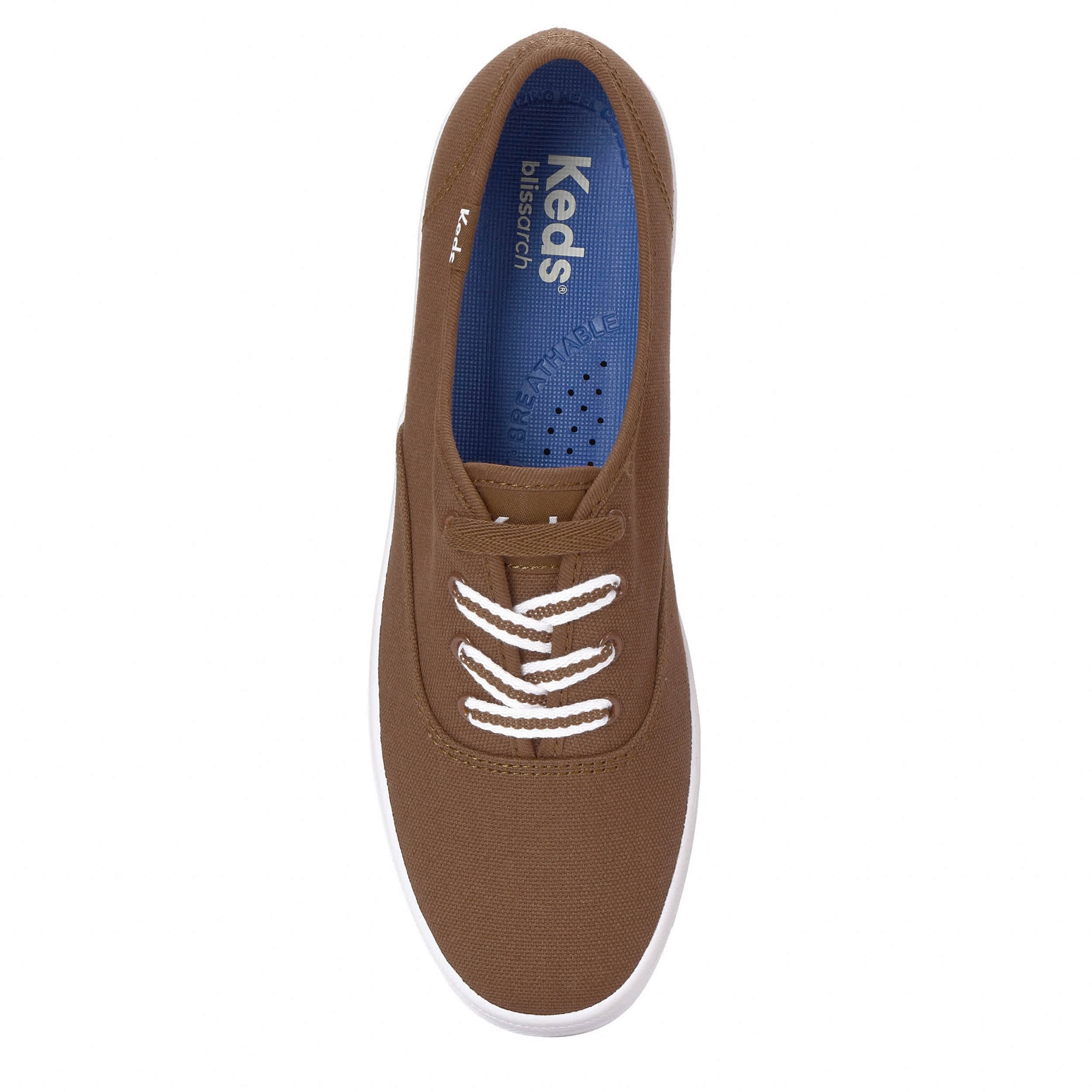 KEDS-WOMENS CHAMPION SNEAKER-CHOCOLATE & BROWN