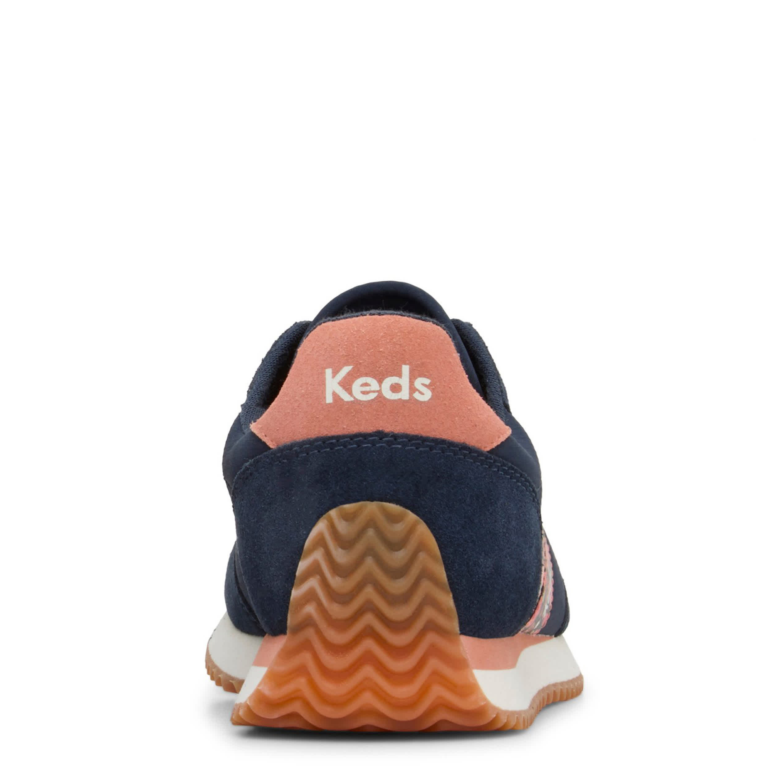 KEDS-WOMENS RENA SNEAKER-NAVY & COGNAC