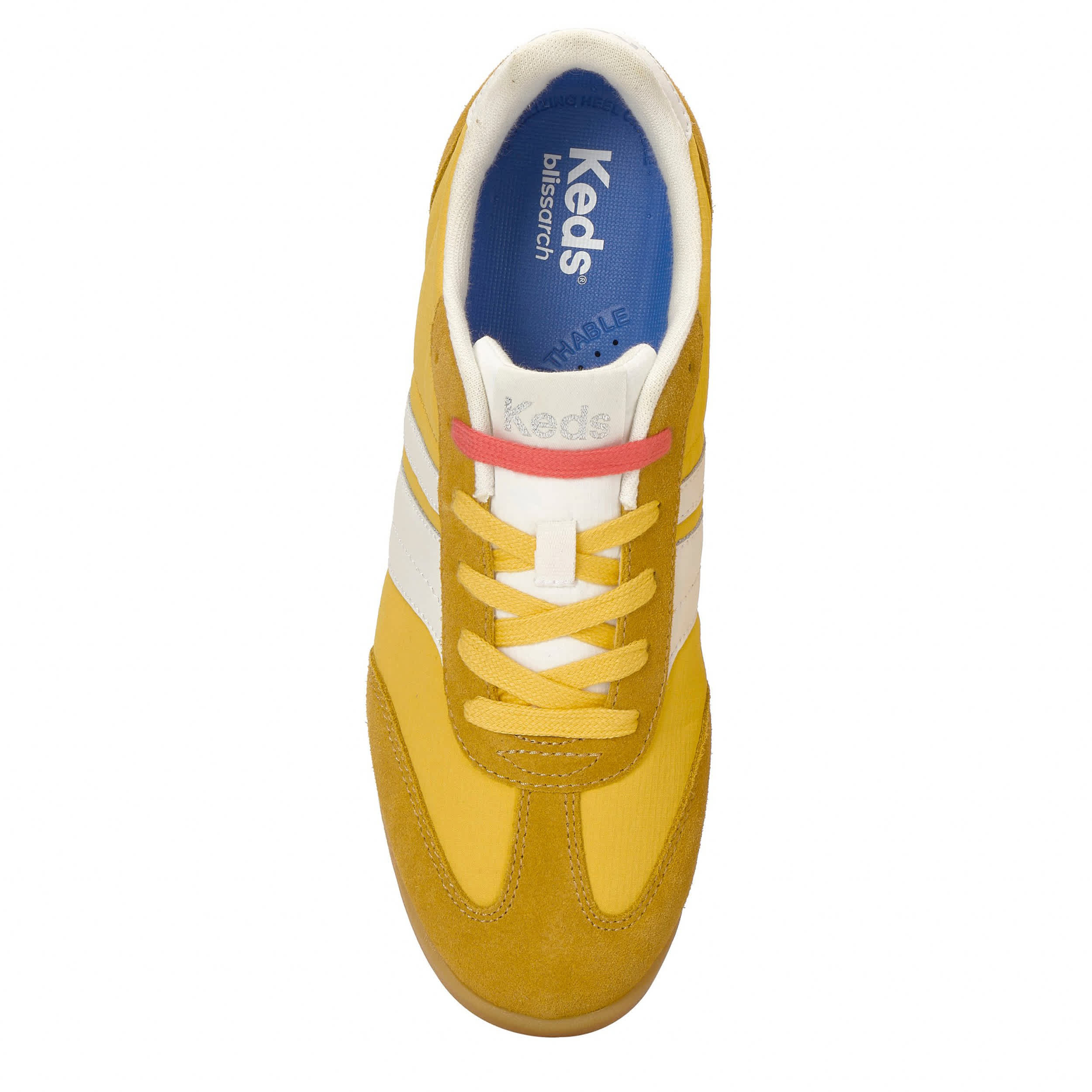 KEDS-WOMENS REVIVAL SNEAKER-YELLOW & 