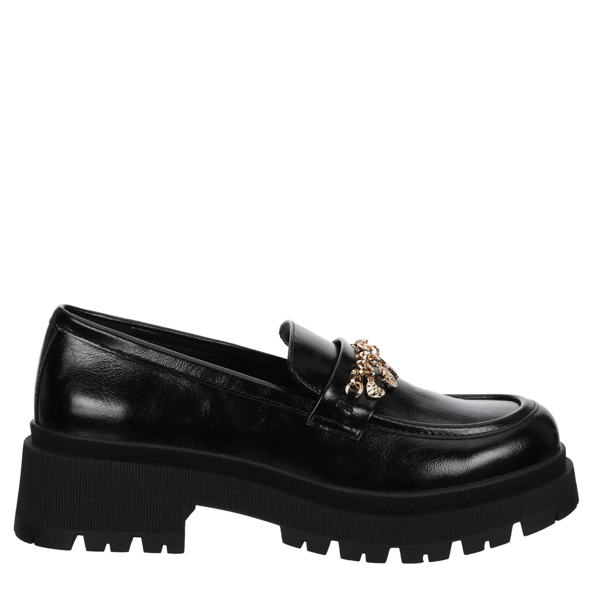 LIMELIGHT-WOMENS CHATTY LOAFER-BLACK & 