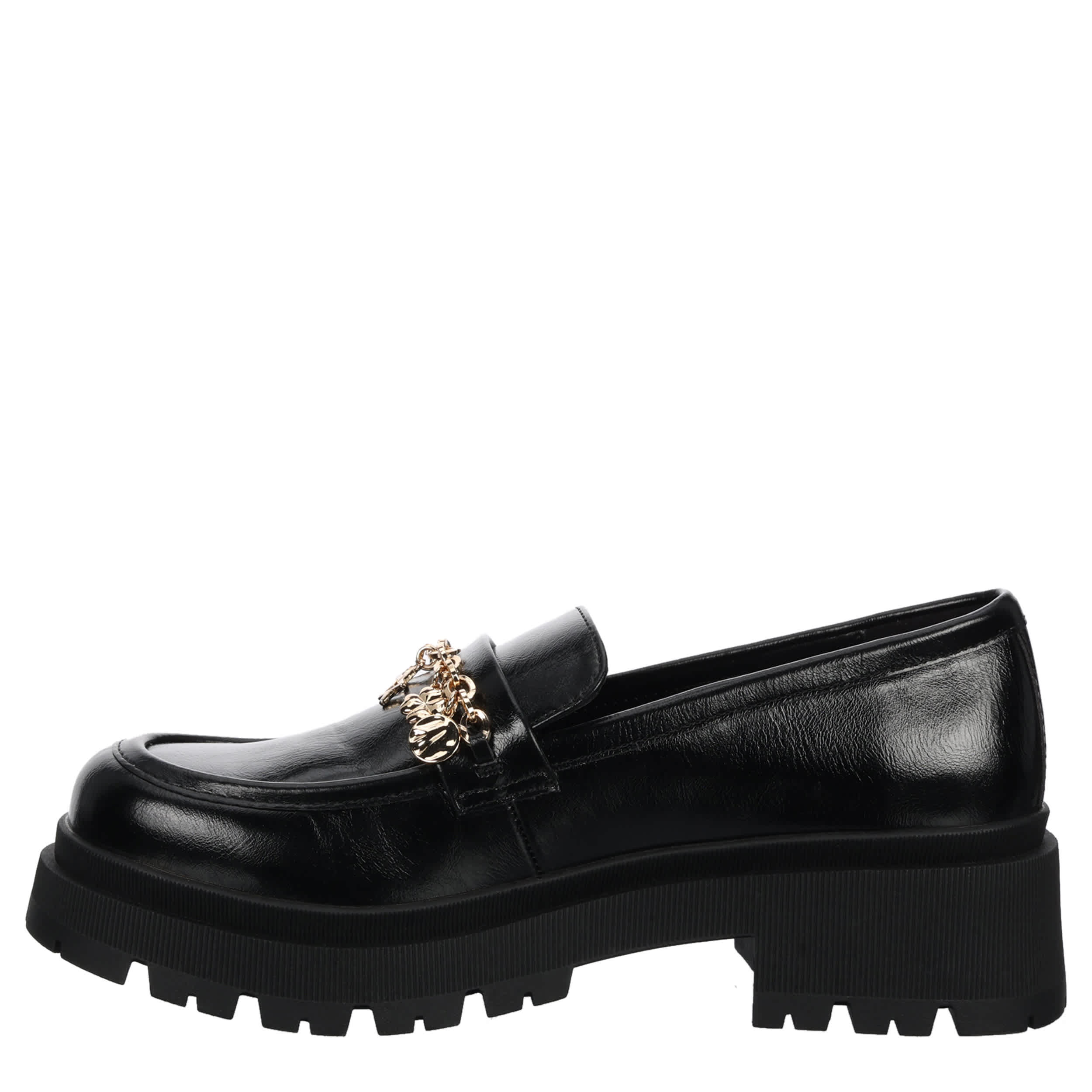 LIMELIGHT-WOMENS CHATTY LOAFER-BLACK & 