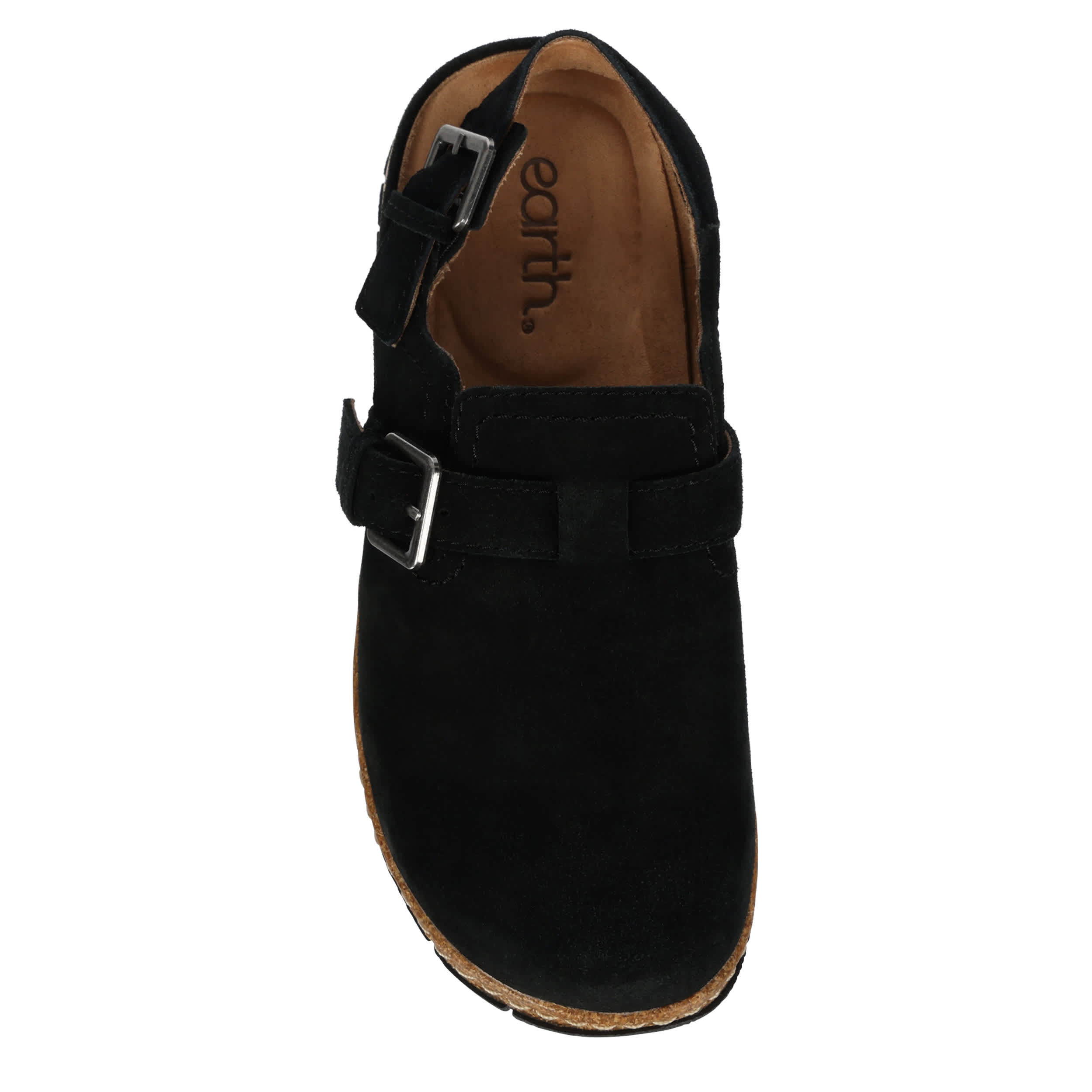 EARTH-WOMENS ELMONTE CLOG-BLACK & 