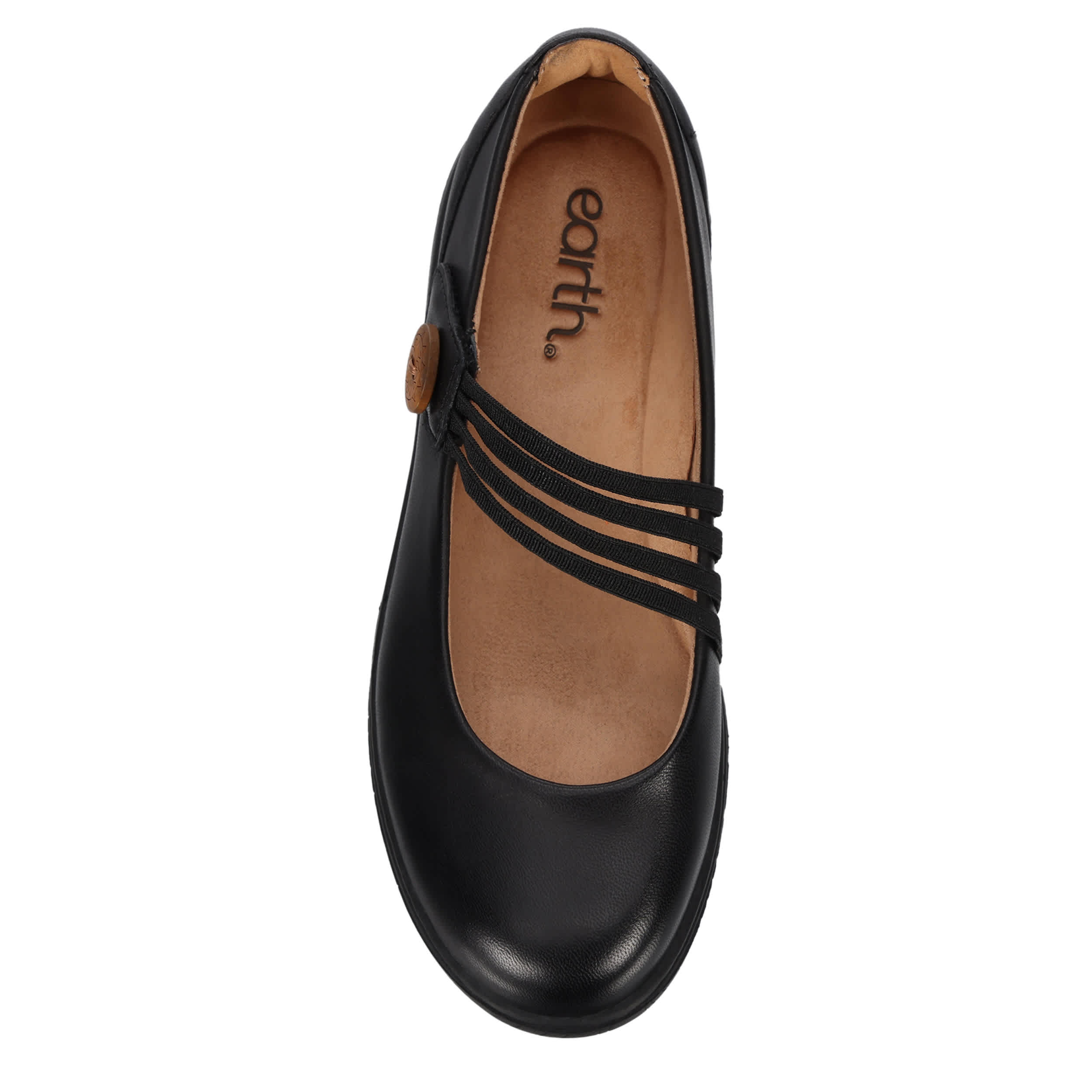EARTH-WOMENS VANNIE FLAT-BLACK & 