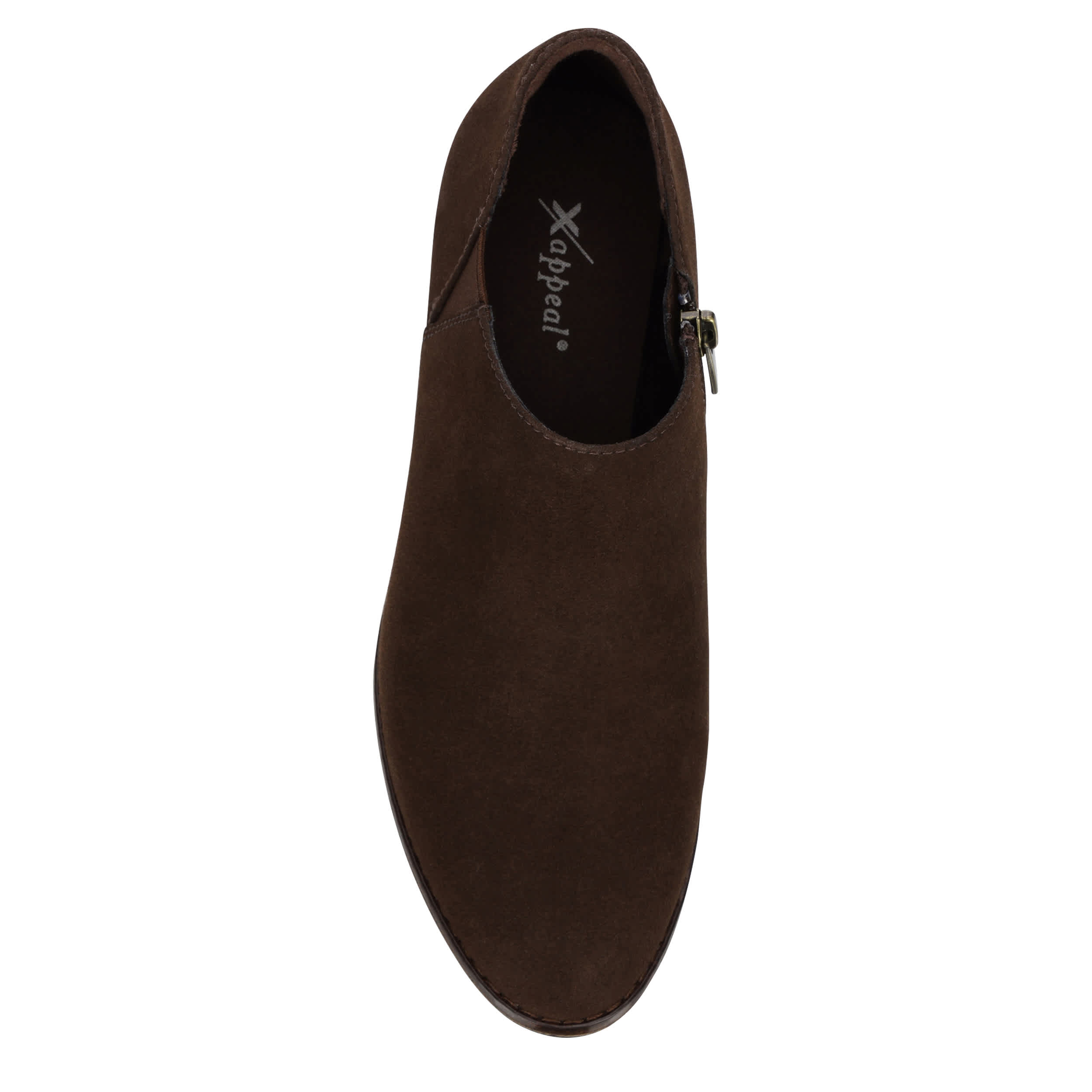 XAPPEAL-WOMENS GENTRY BOOTIE-CHOCOLATE & 