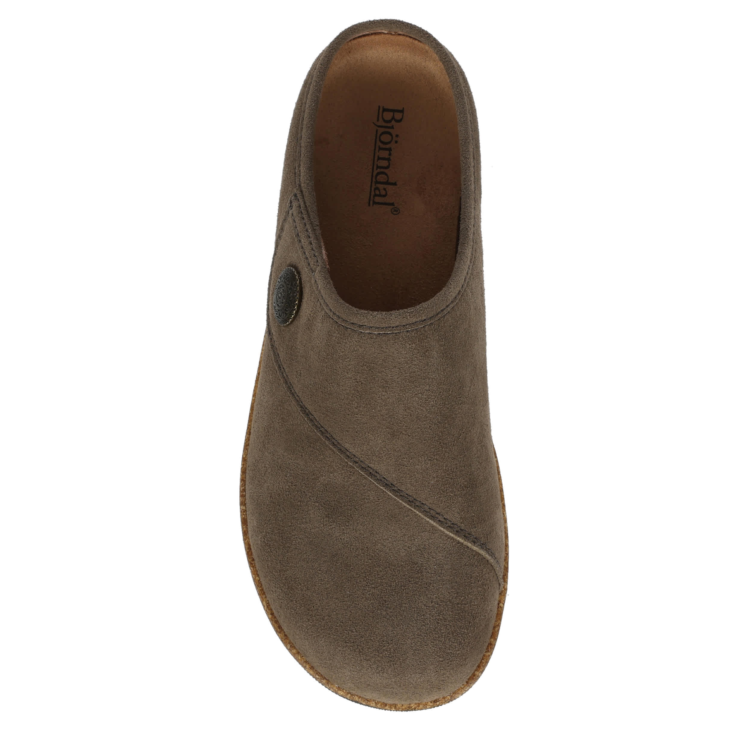 BJORNDAL-WOMENS ELIN CLOG-TAUPE & 