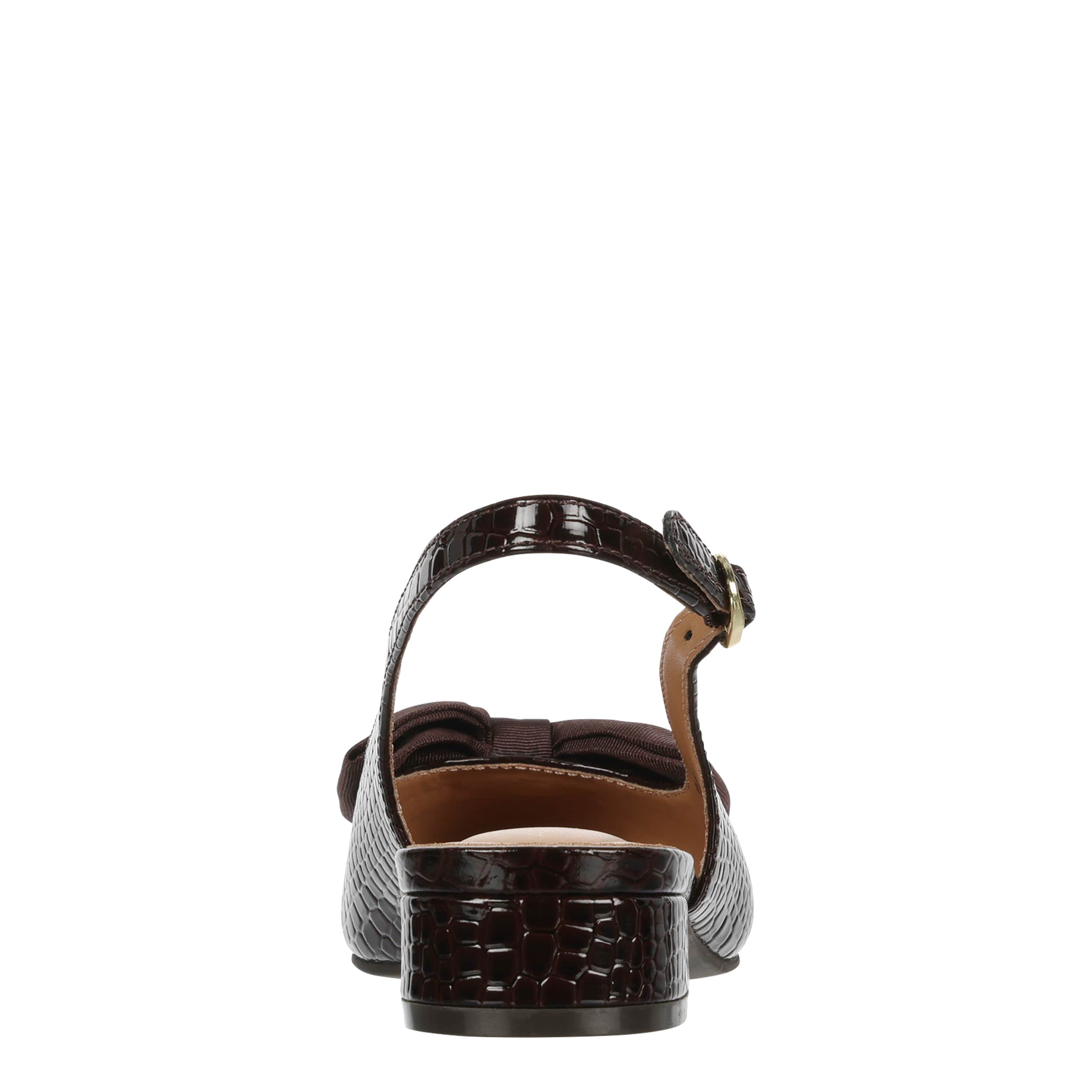 ADRIENNE VITTADINI-WOMENS PUPPY FLAT-DARK BROWN & 