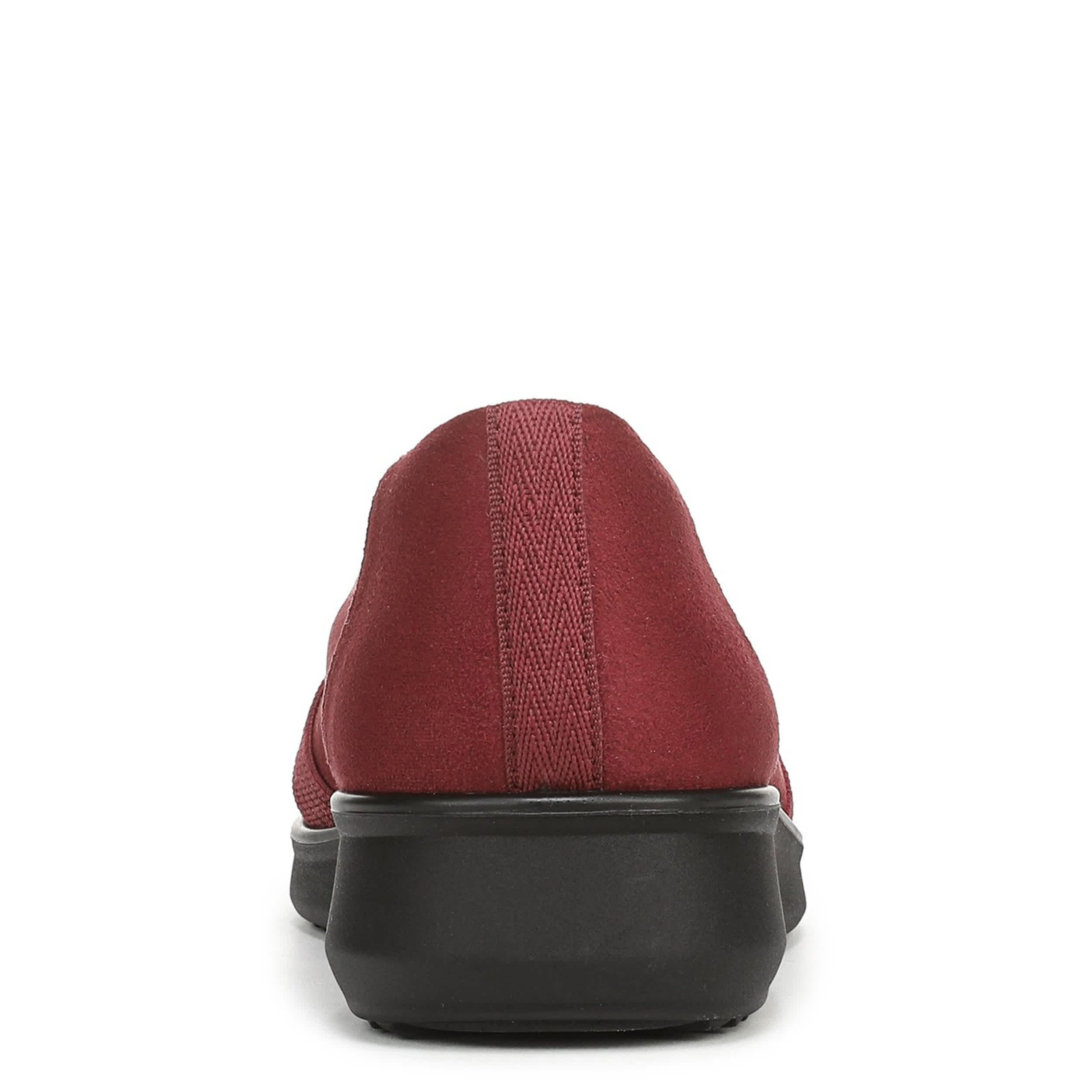 LIFESTRIDE-WOMENS FAIRLEIGH FLAT-DARK RED & 