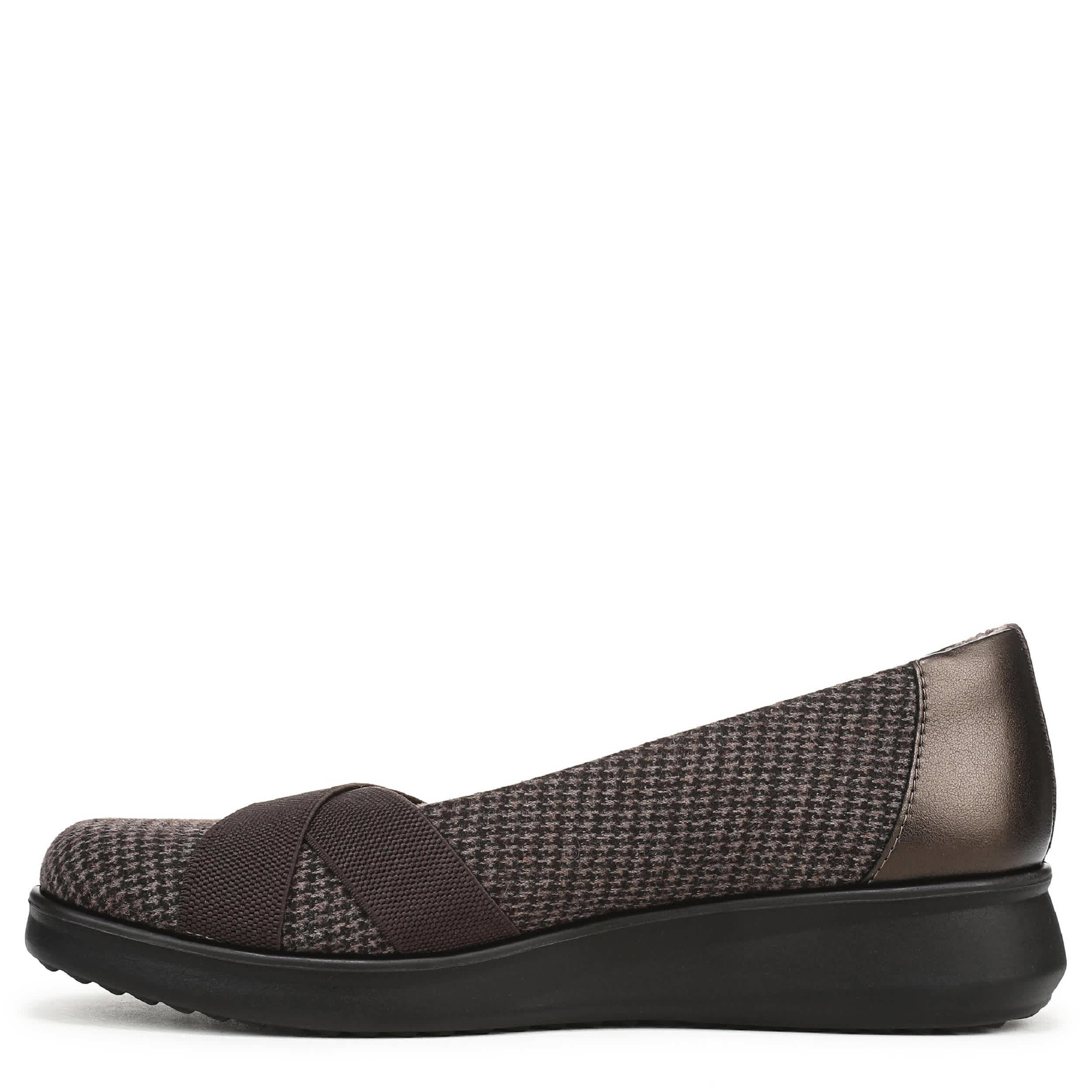 LIFESTRIDE-WOMENS FAIRLEIGH FLAT-DARK BROWN & 