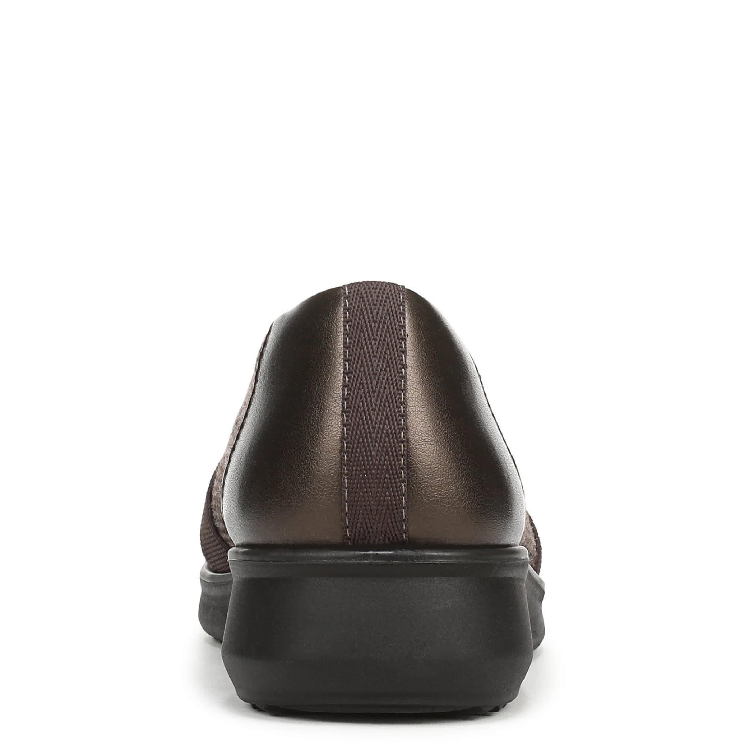 LIFESTRIDE-WOMENS FAIRLEIGH FLAT-DARK BROWN & 