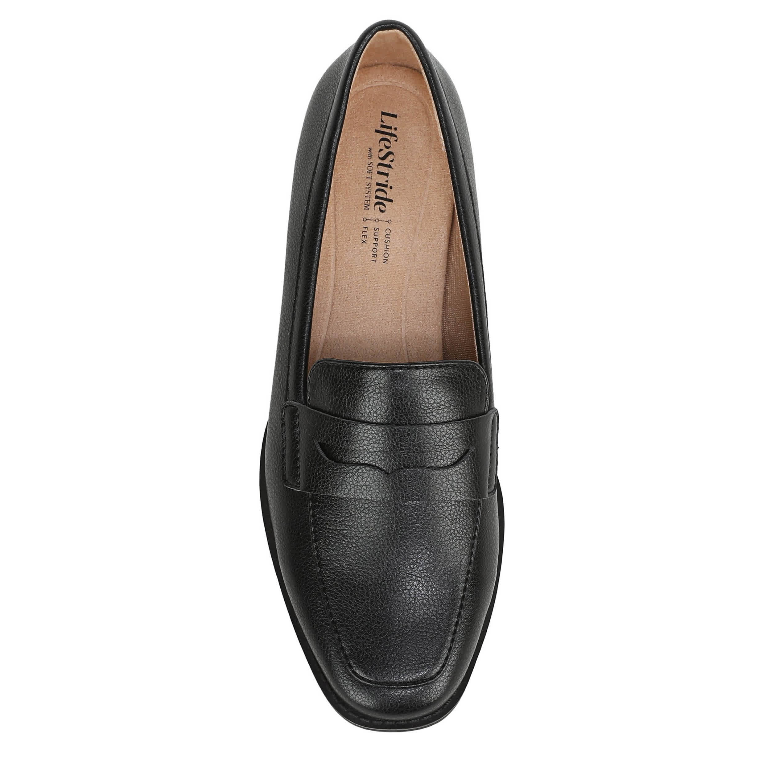 LIFESTRIDE-WOMENS FRANKIE LOAFER-BLACK & 
