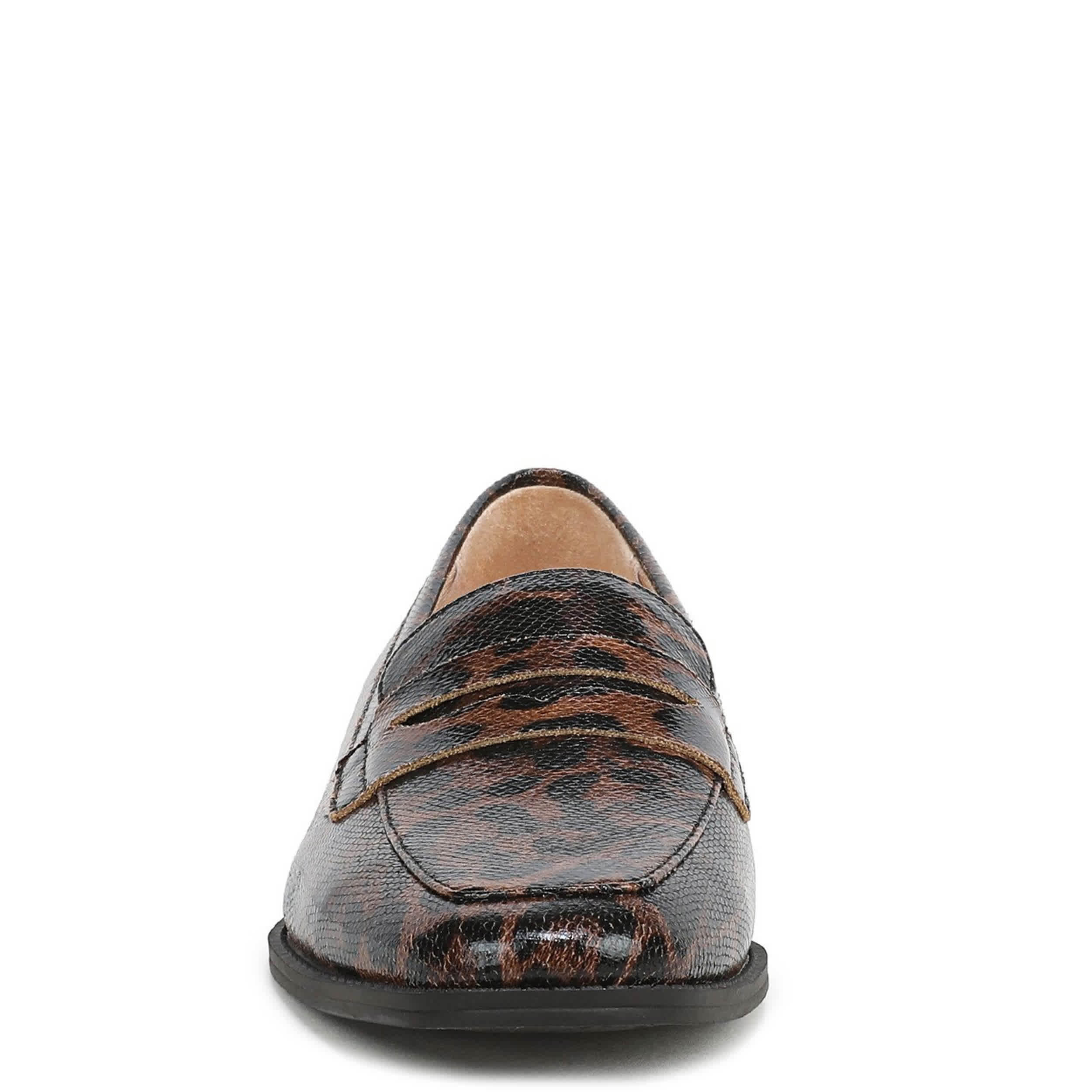 LIFESTRIDE-WOMENS FRANKIE LOAFER-BROWN & LEOPARD
