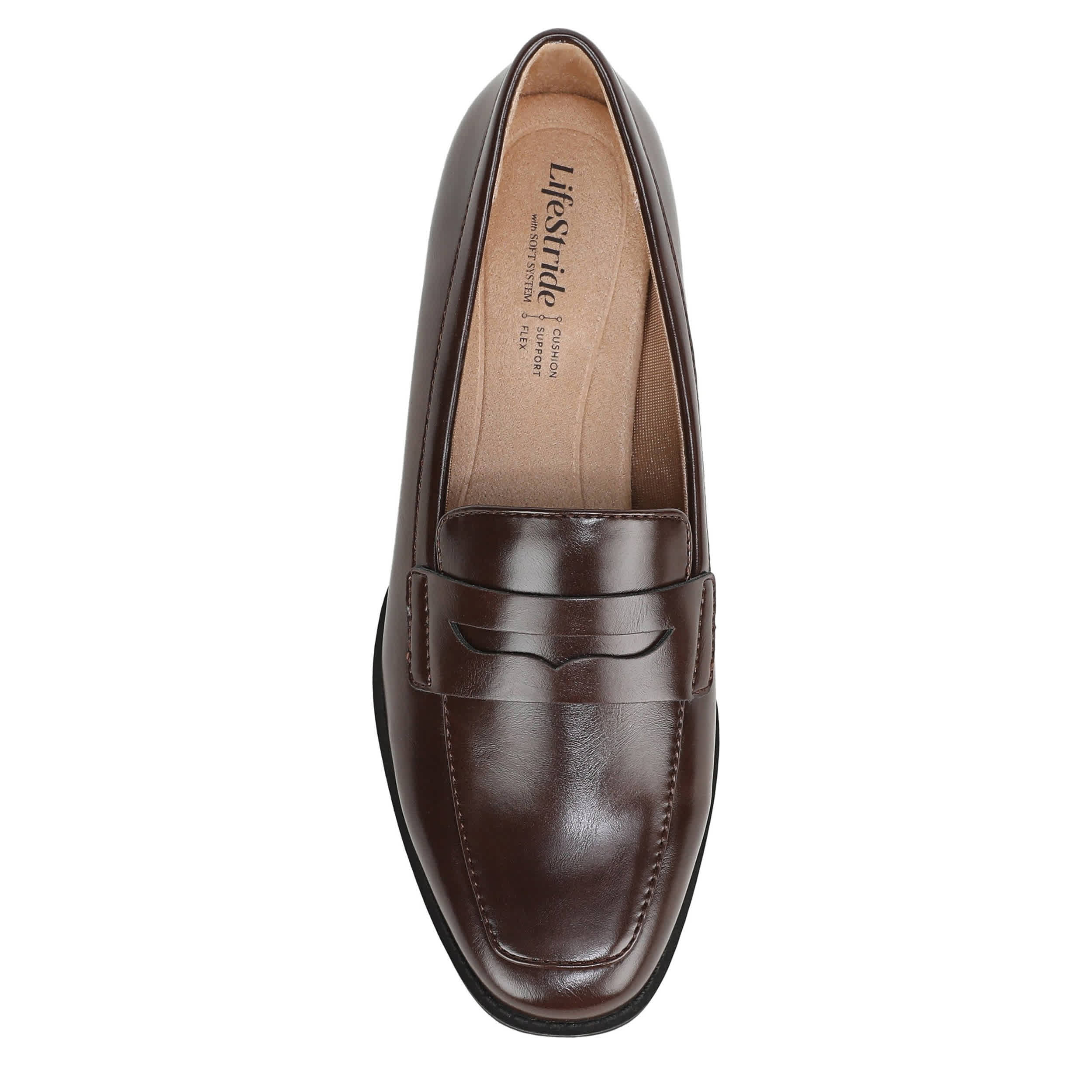 LIFESTRIDE-WOMENS FRANKIE LOAFER-COGNAC & 