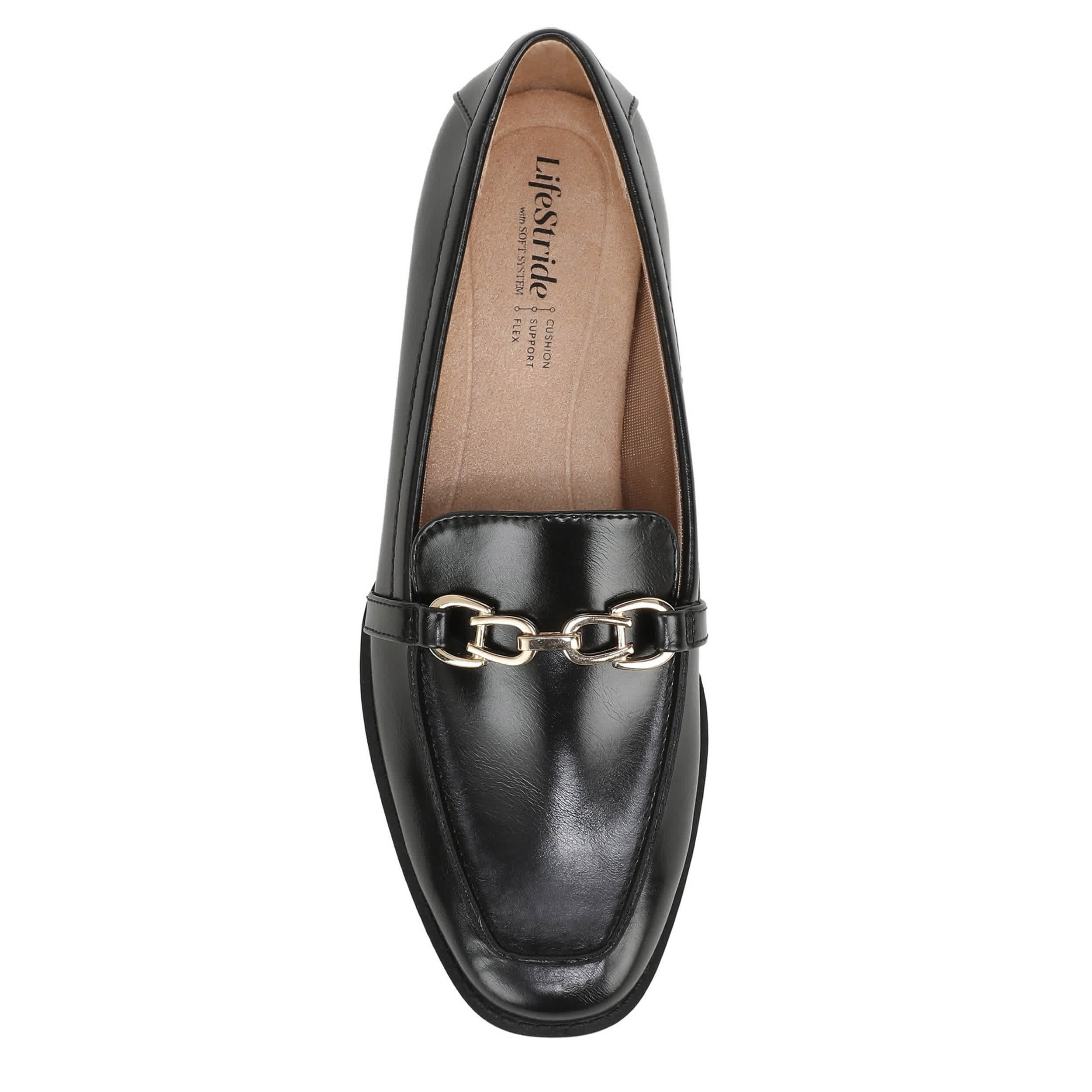 LIFESTRIDE-WOMENS FRANCINE LOAFER-BLACK & 