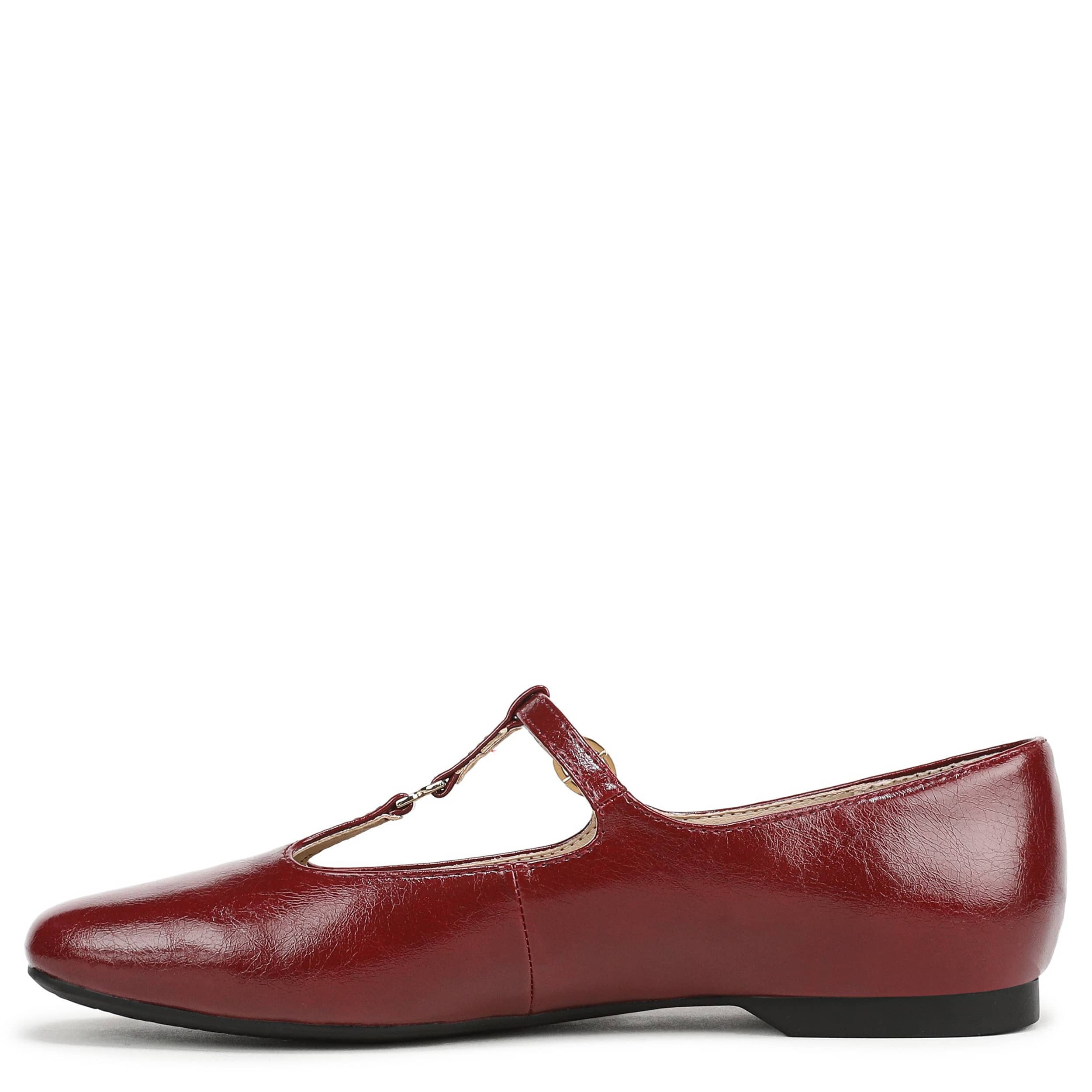 LIFESTRIDE-WOMENS BENNETT FLAT-DARK RED & 