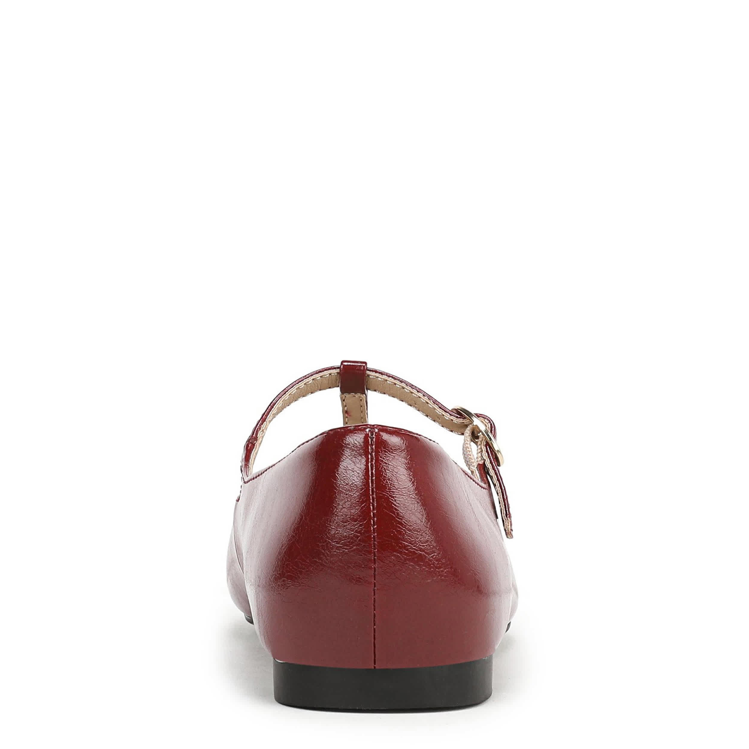 LIFESTRIDE-WOMENS BENNETT FLAT-DARK RED & 