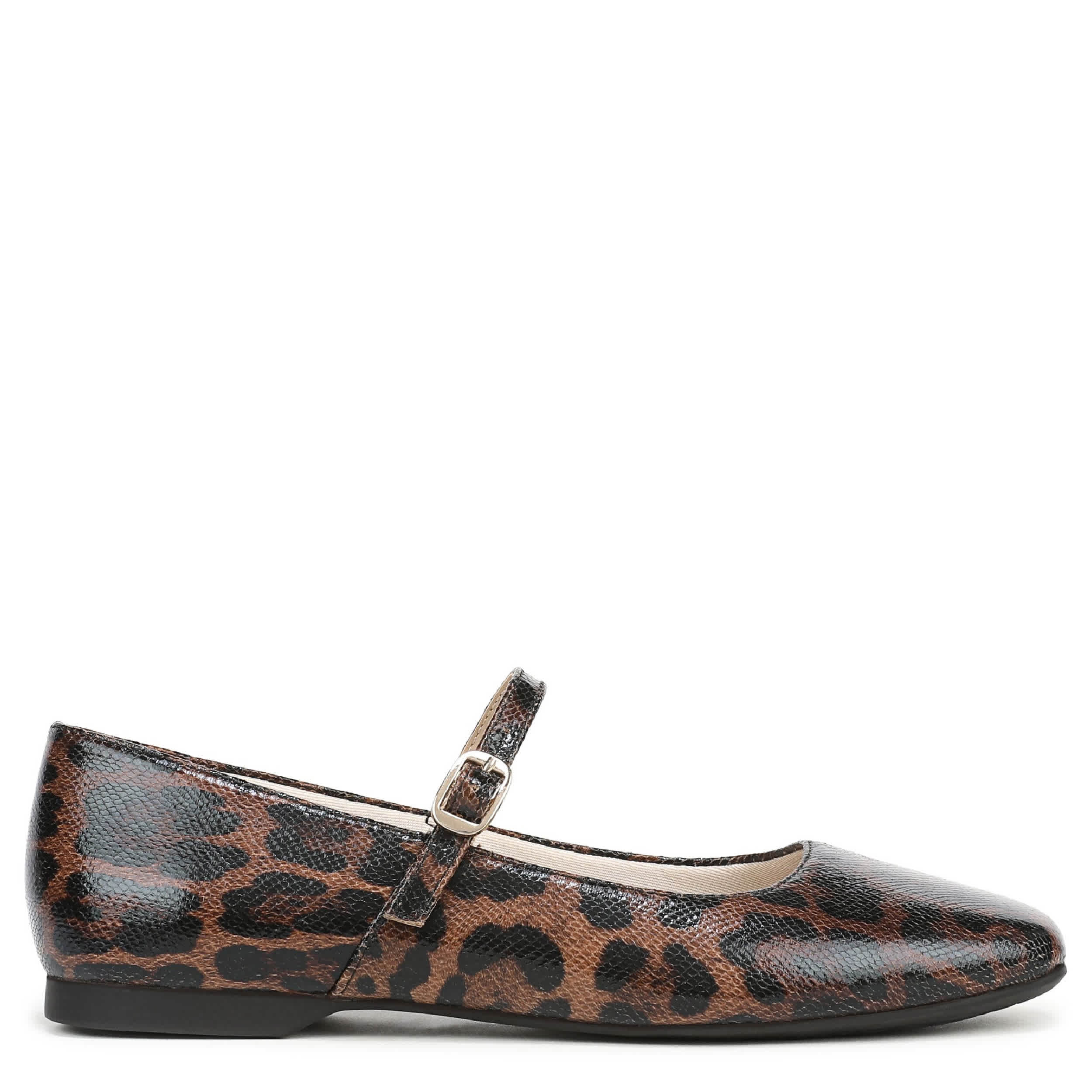 LIFESTRIDE-WOMENS BELOVED FLAT-BROWN & LEOPARD