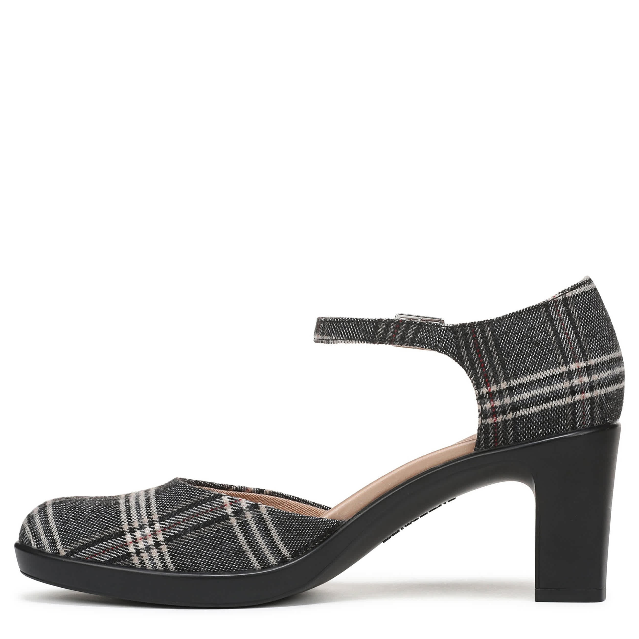 LIFESTRIDE-WOMENS EFFORTLESS 2 PUMP-BLACK & PLAID