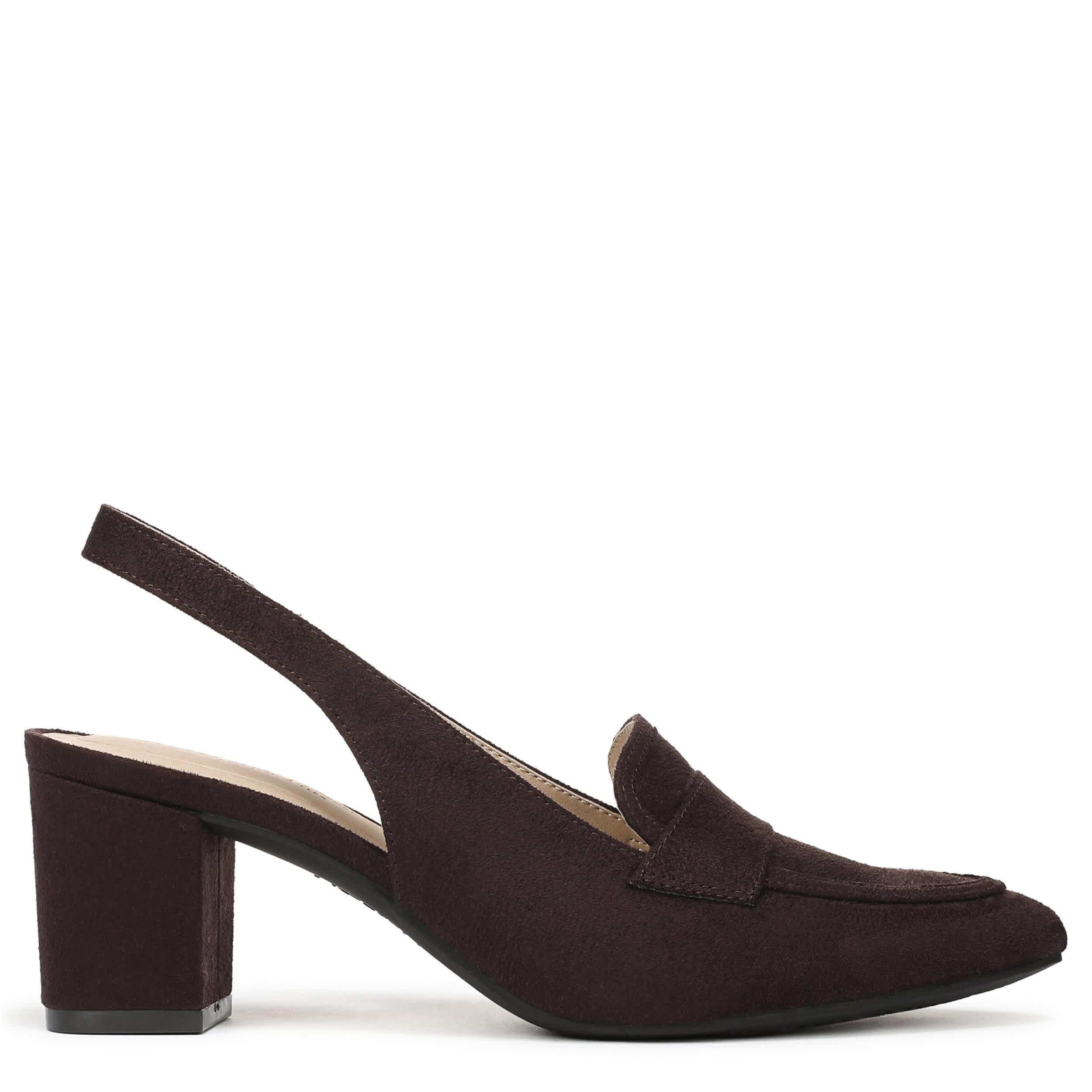 LIFESTRIDE-WOMENS ANGEL PUMP-CHOCOLATE & 
