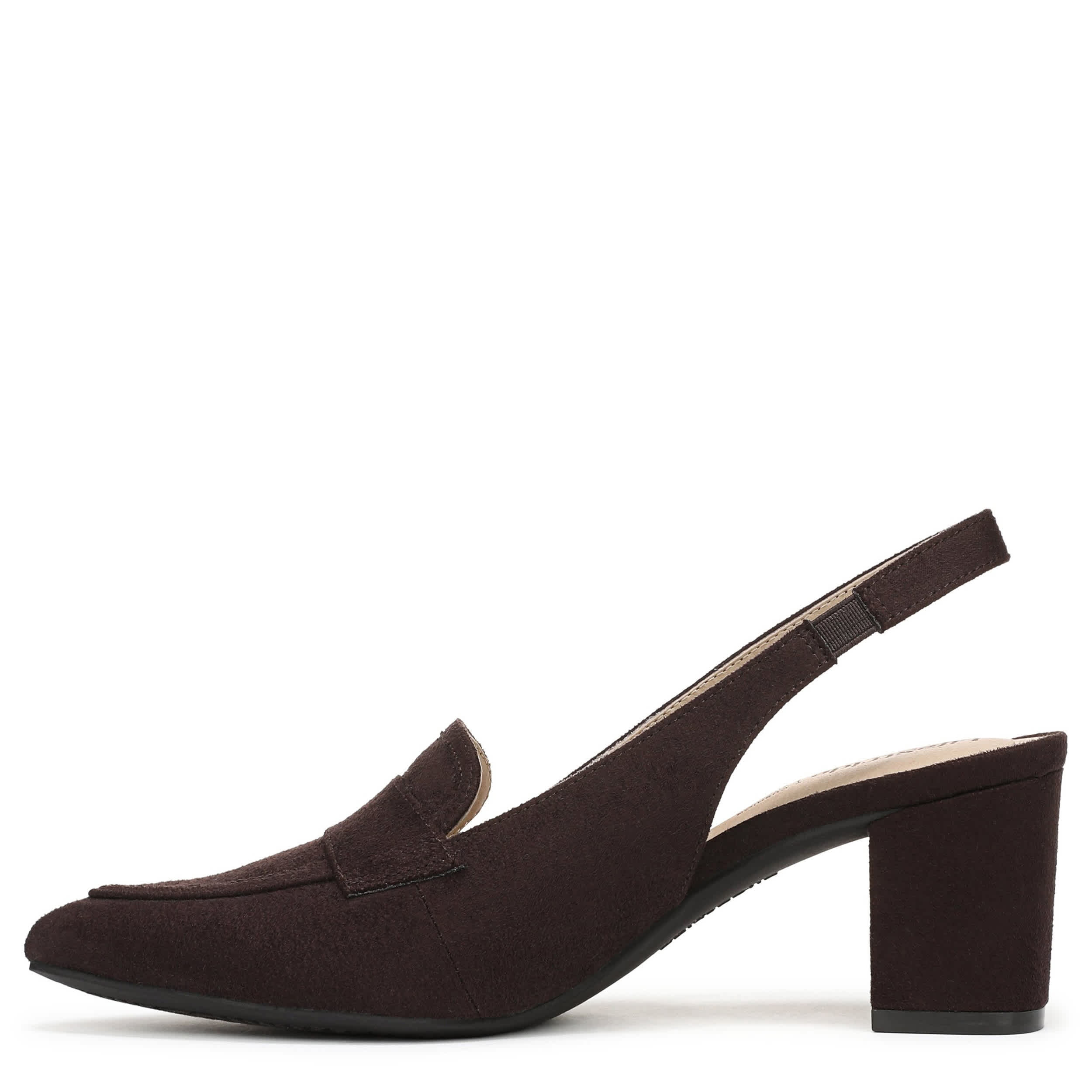 LIFESTRIDE-WOMENS ANGEL PUMP-CHOCOLATE & 