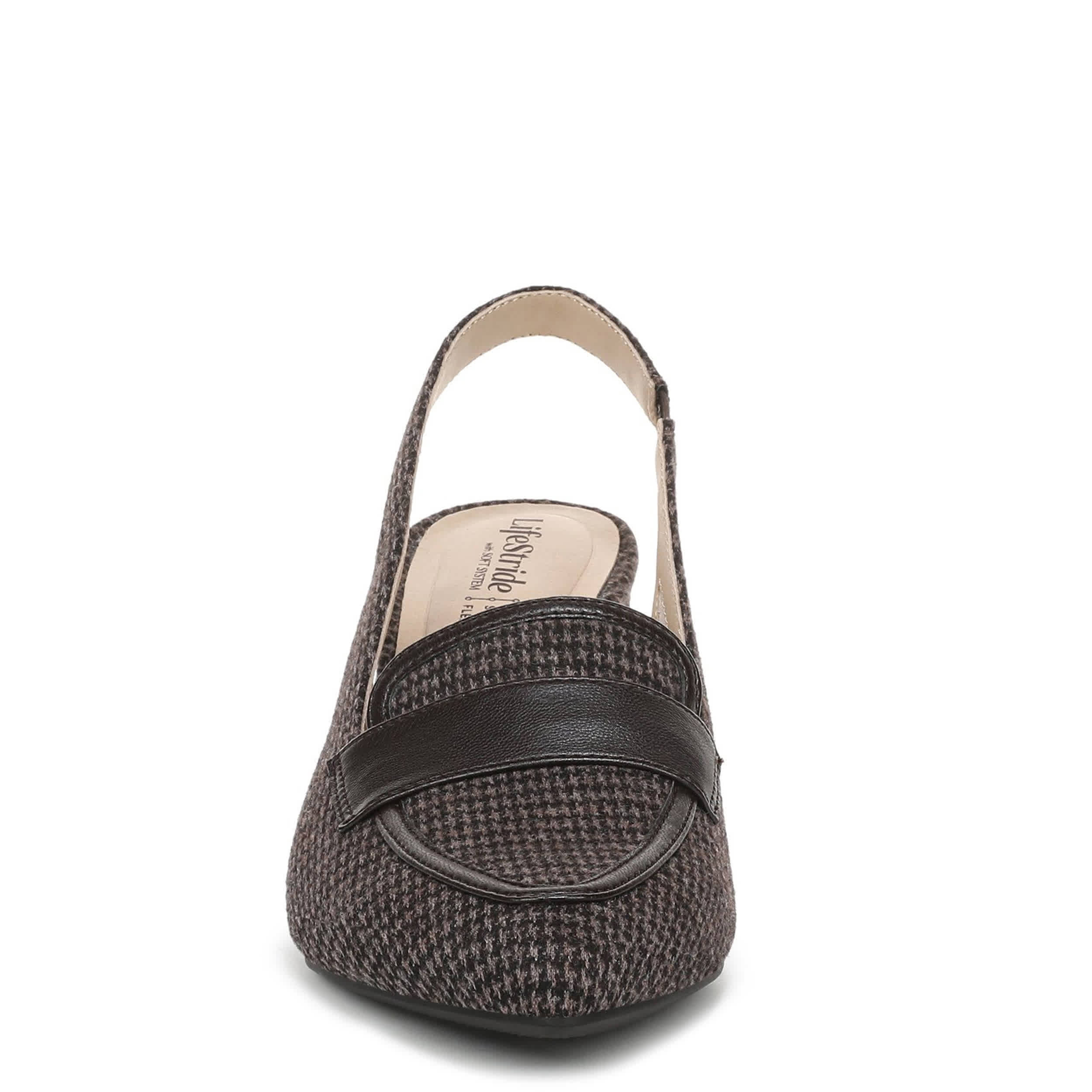 LIFESTRIDE-WOMENS ANGEL PUMP-CHOCOLATE & 