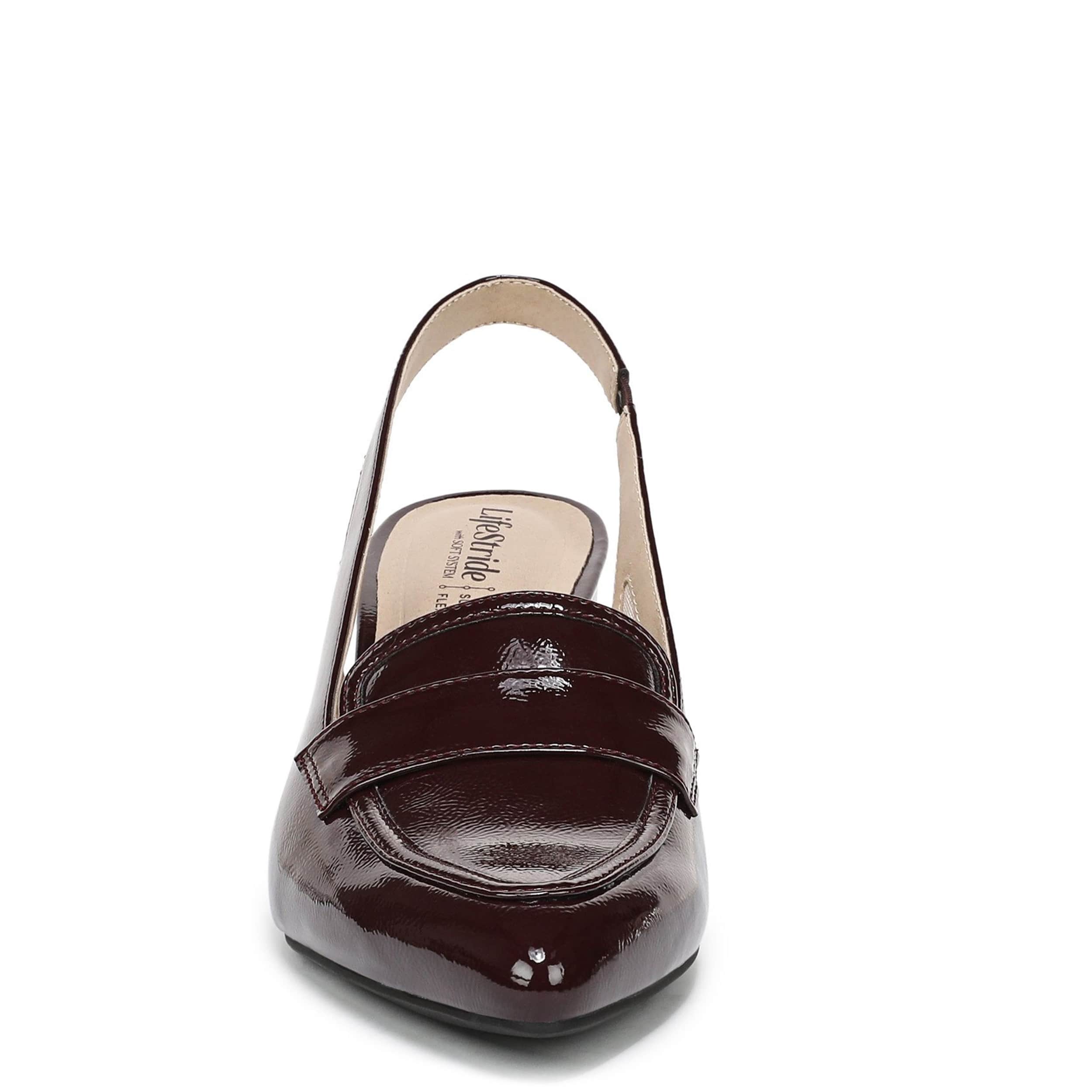 LIFESTRIDE-WOMENS ANGEL PUMP-CORDOVAN & 