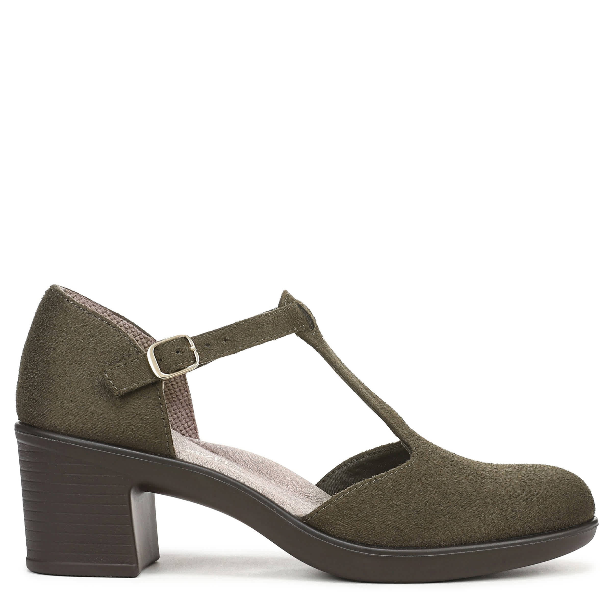 LIFESTRIDE-WOMENS LADY PUMP-DARK GREEN & 