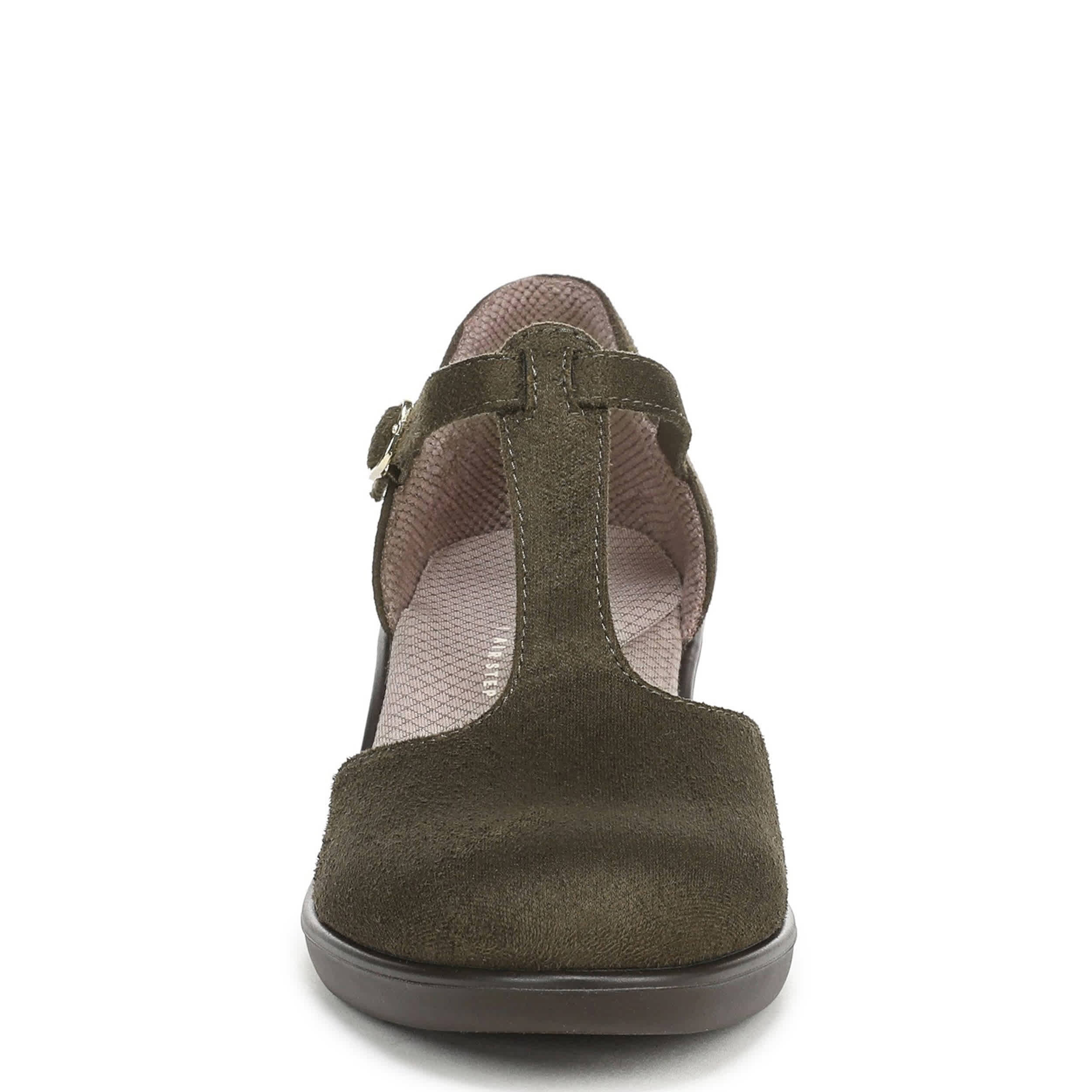 LIFESTRIDE-WOMENS LADY PUMP-DARK GREEN & 