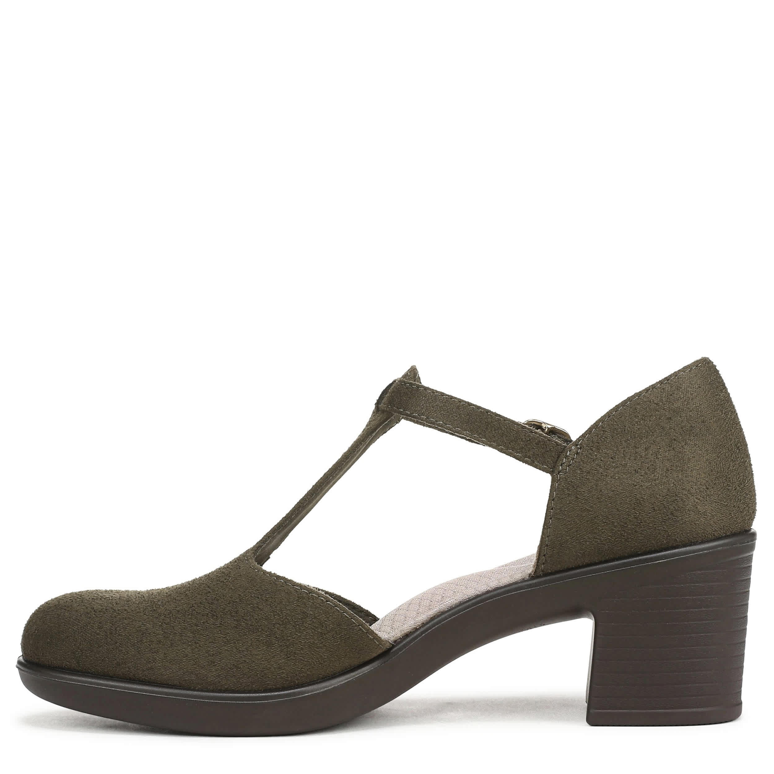 LIFESTRIDE-WOMENS LADY PUMP-DARK GREEN & 