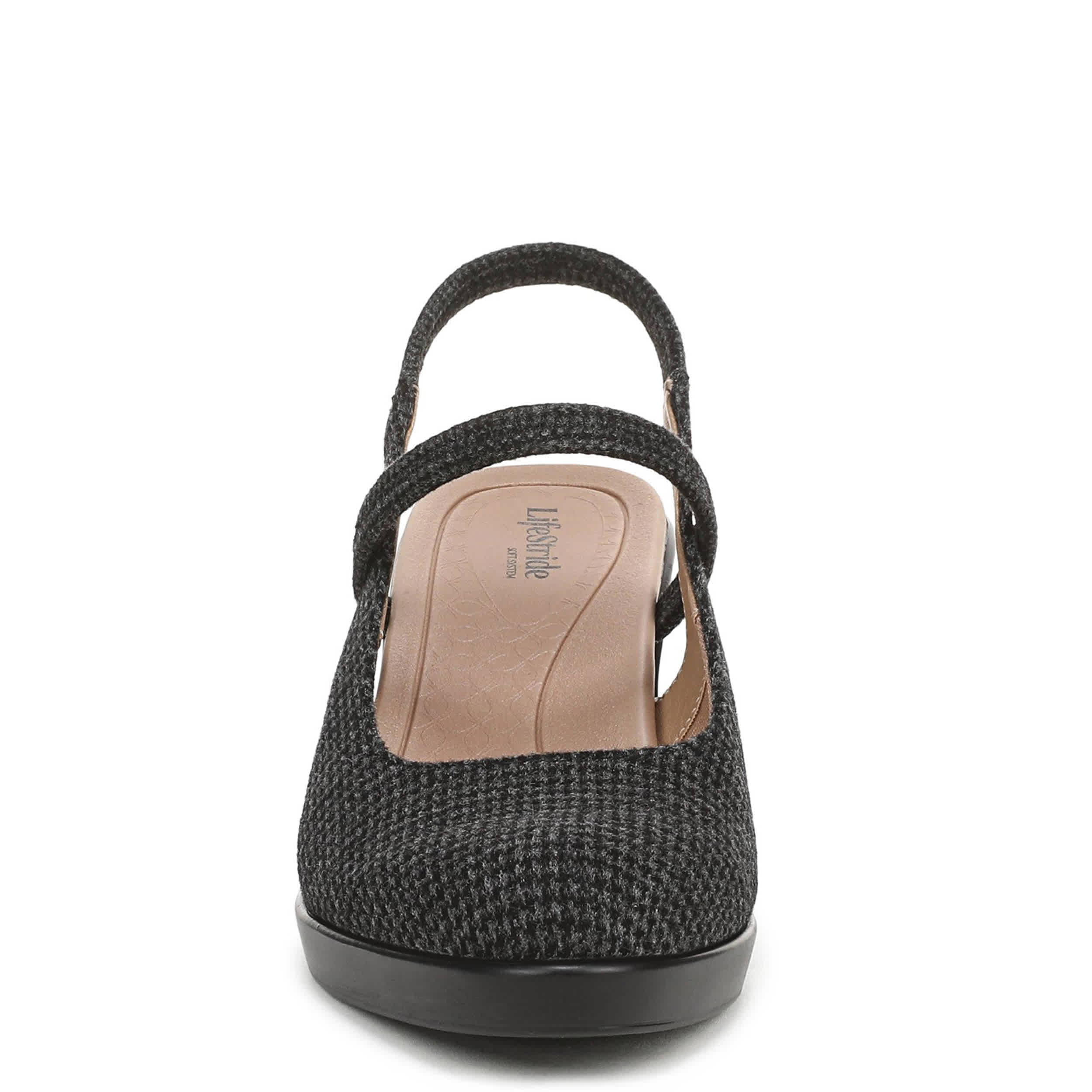LIFESTRIDE-WOMENS EVOKE PUMP-BLACK & GREY