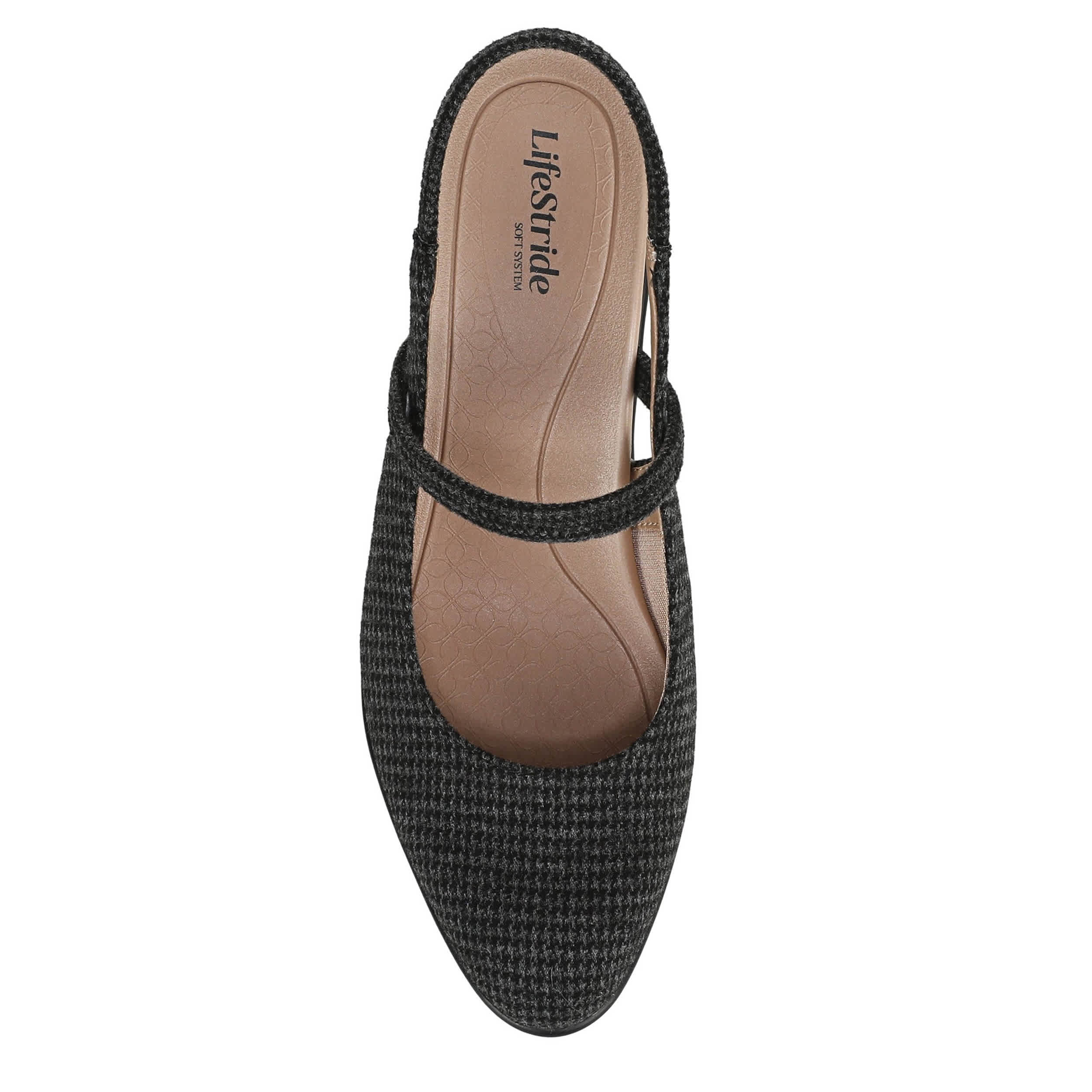 LIFESTRIDE-WOMENS EVOKE PUMP-BLACK & GREY