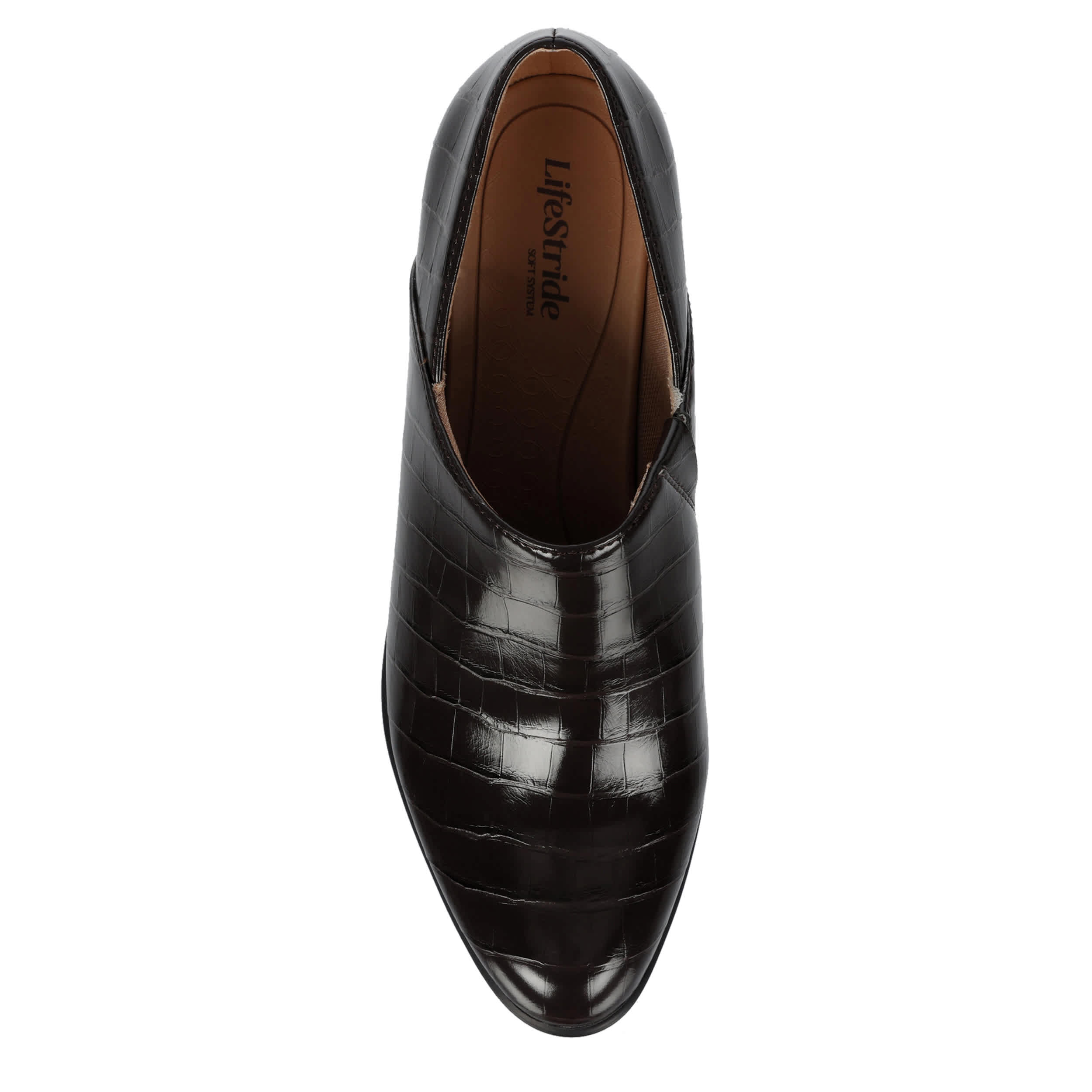 LIFESTRIDE-WOMENS ELEGANT SHOOTIE-CHOCOLATE & 