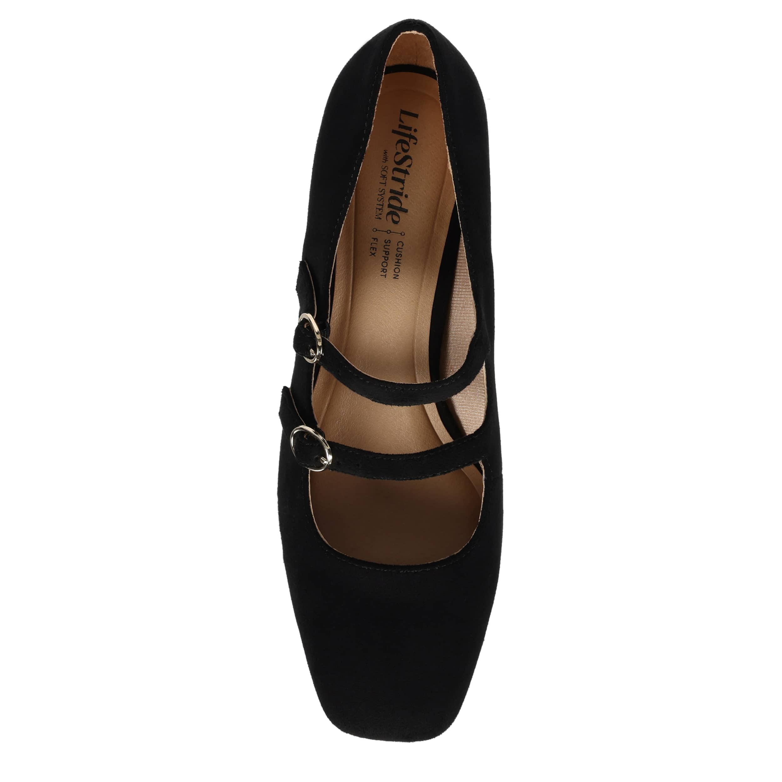 LIFESTRIDE-WOMENS CLAUDETTE PUMP-BLACK & 