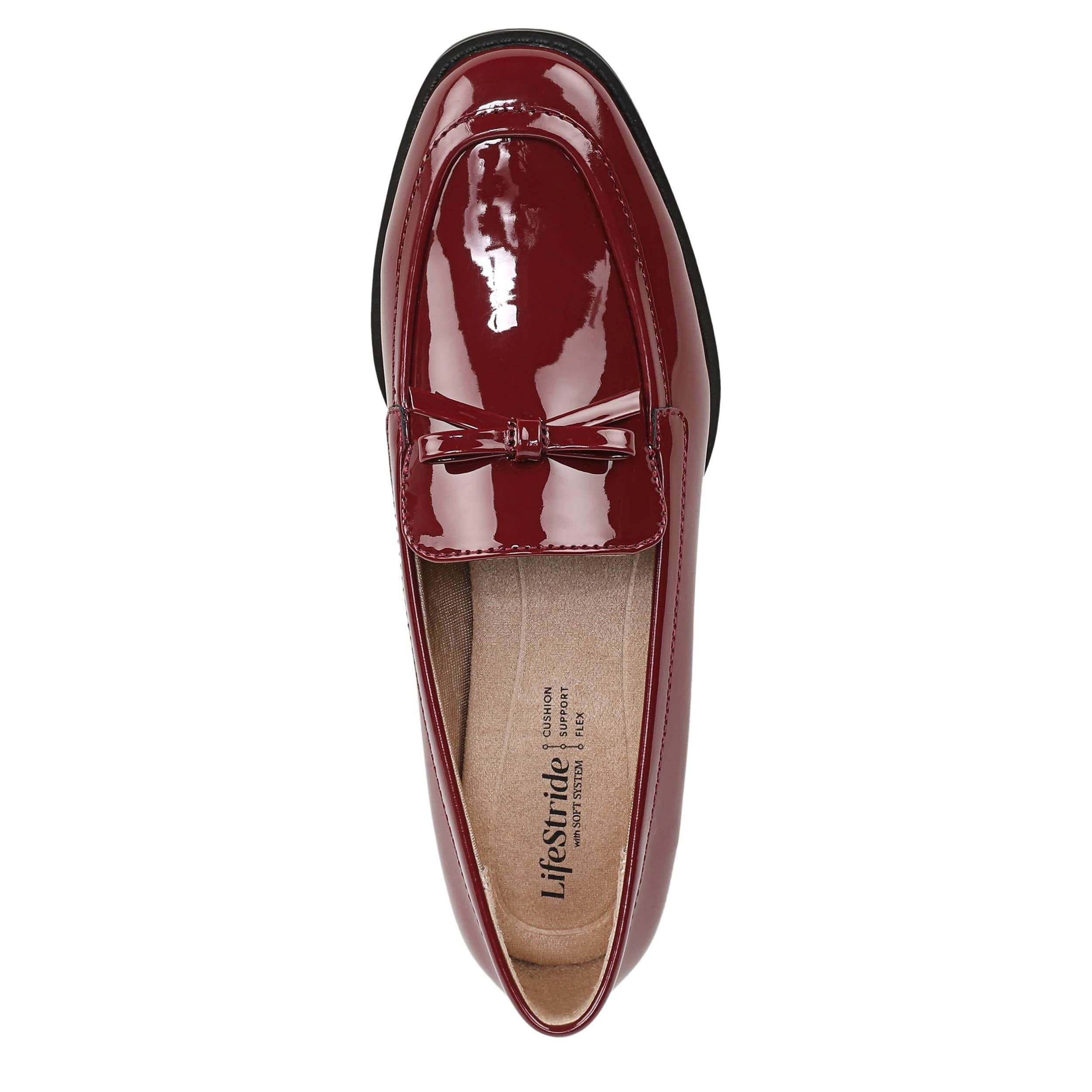LIFESTRIDE-WOMENS FABLE LOAFER-RED & 