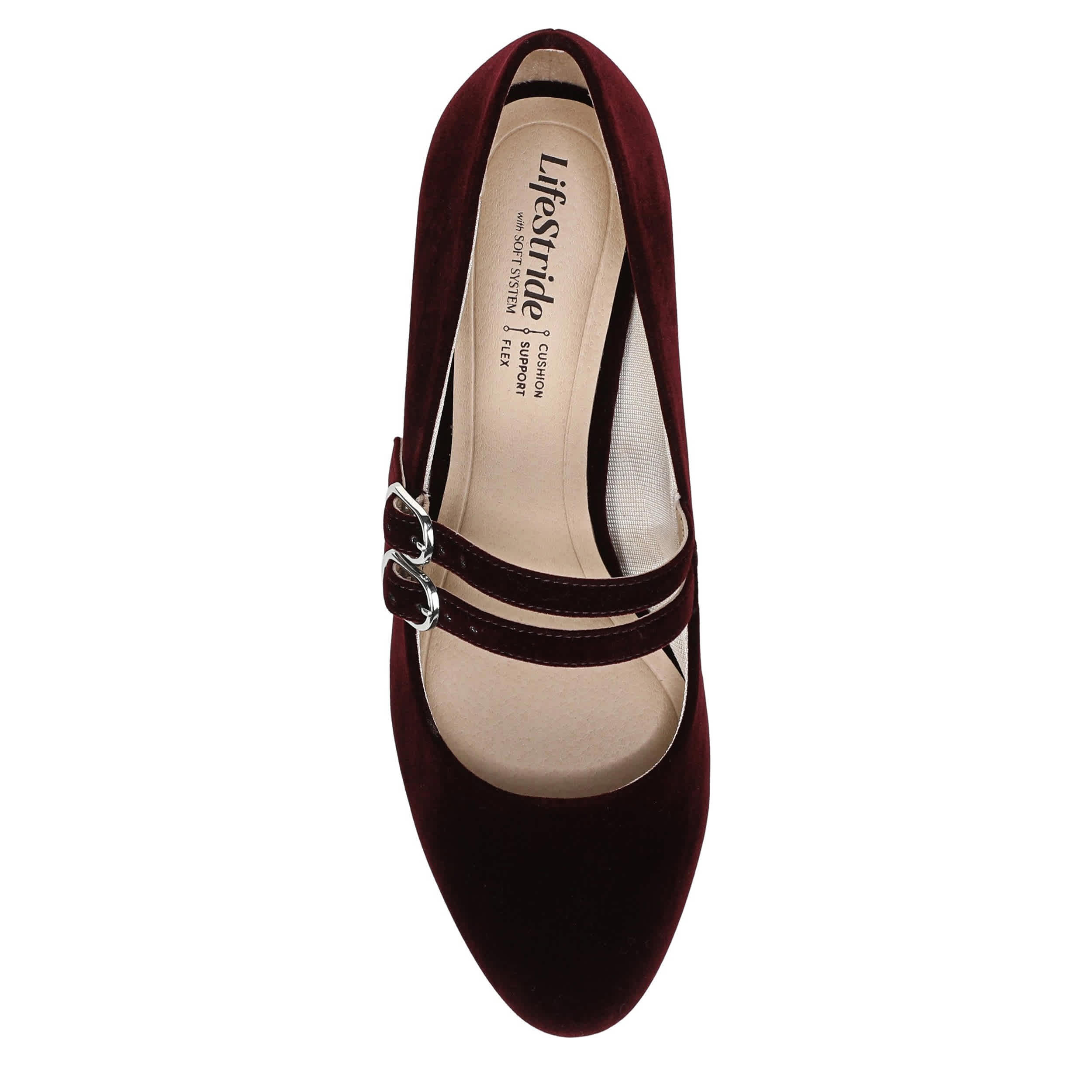 LIFESTRIDE-WOMENS TRUE PUMP-CHOCOLATE & 