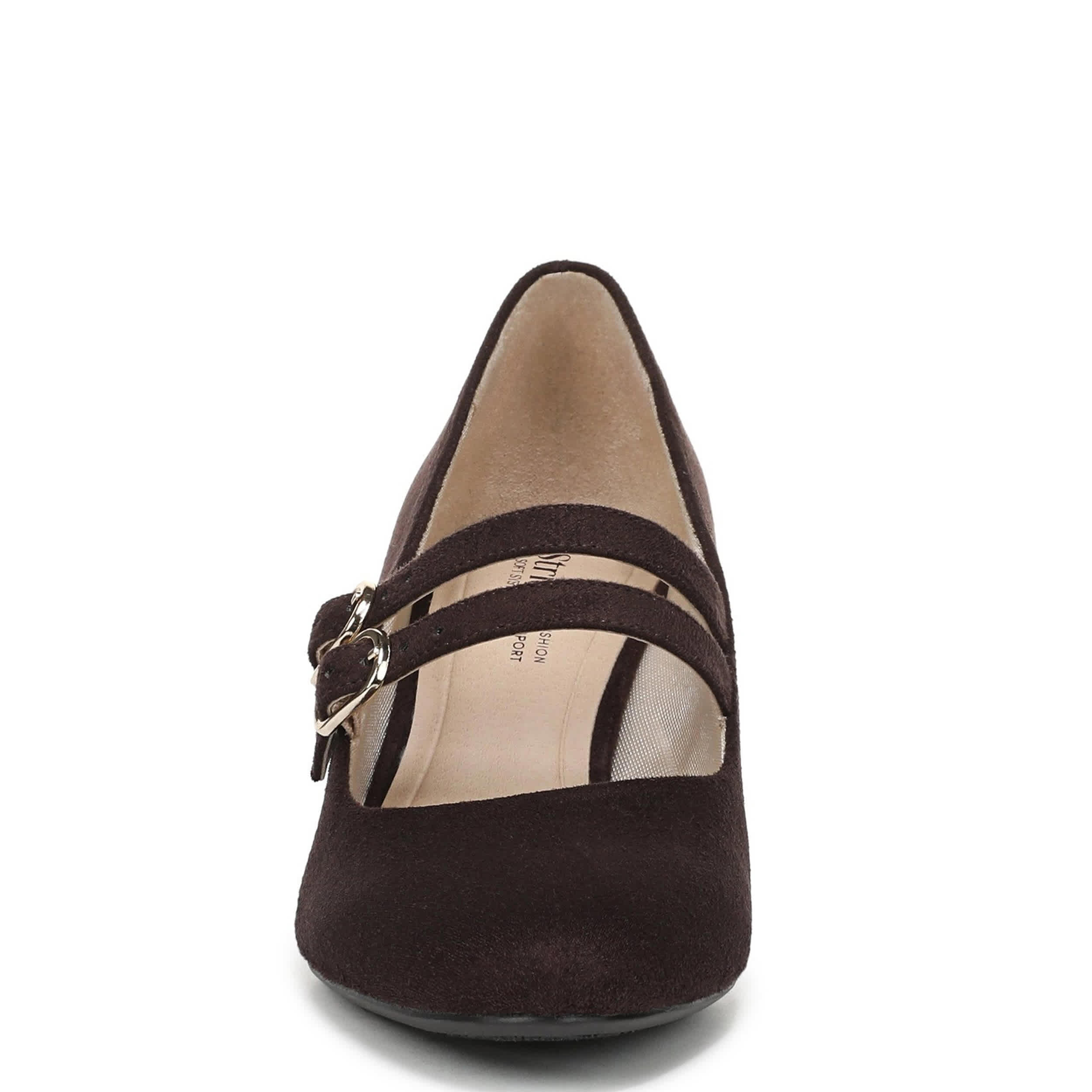 LIFESTRIDE-WOMENS TRUE PUMP-CHOCOLATE & 