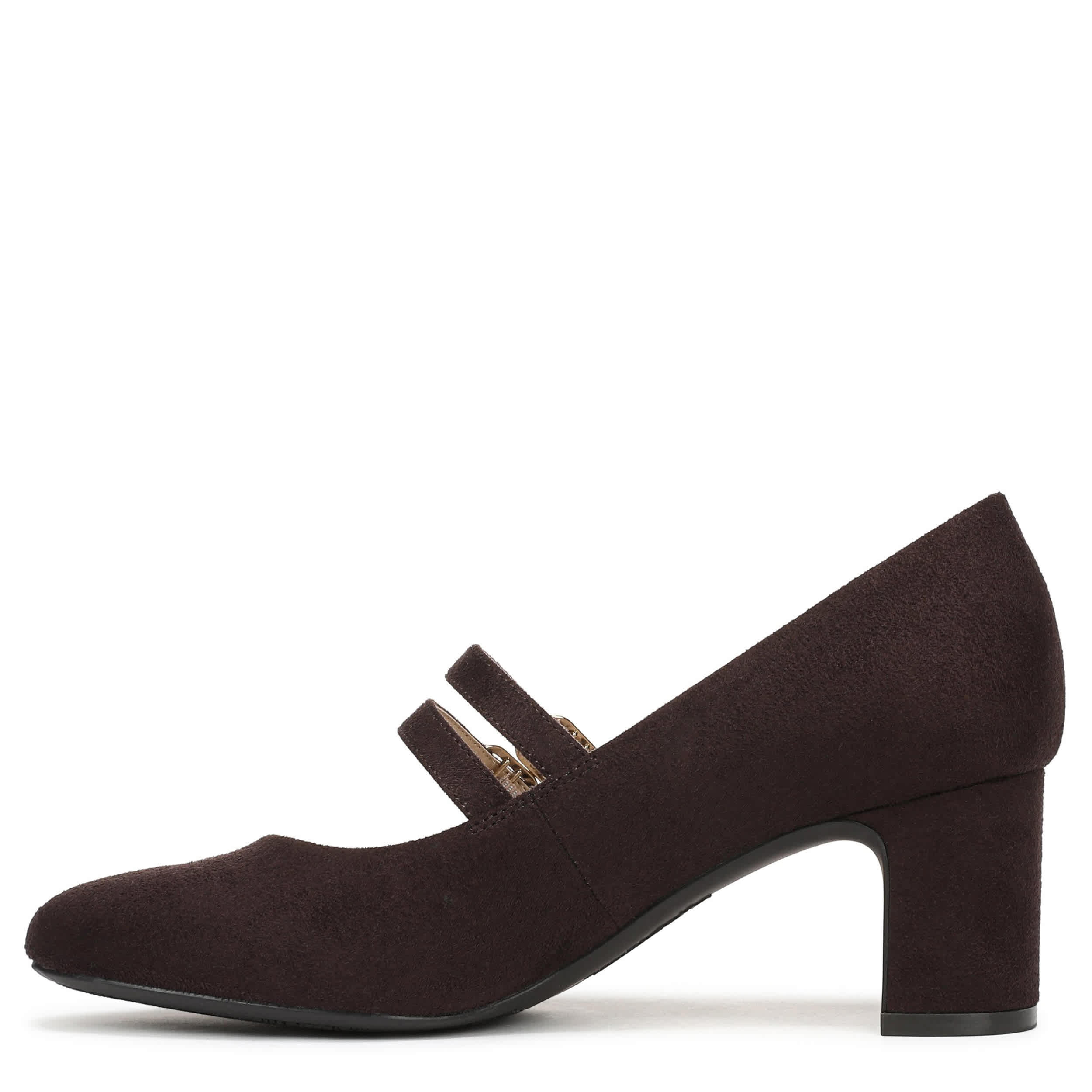 LIFESTRIDE-WOMENS TRUE PUMP-CHOCOLATE & 